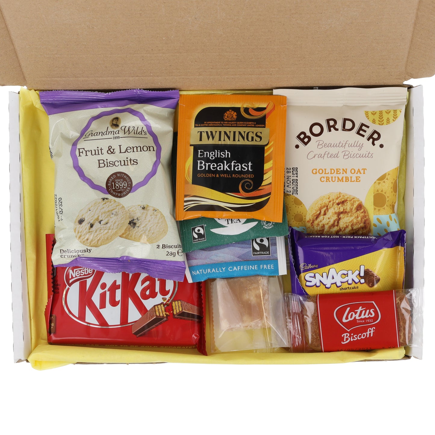Afternoon Tea & Biscuit Hamper Letterbox Gift Box  - Always Looking Good -   