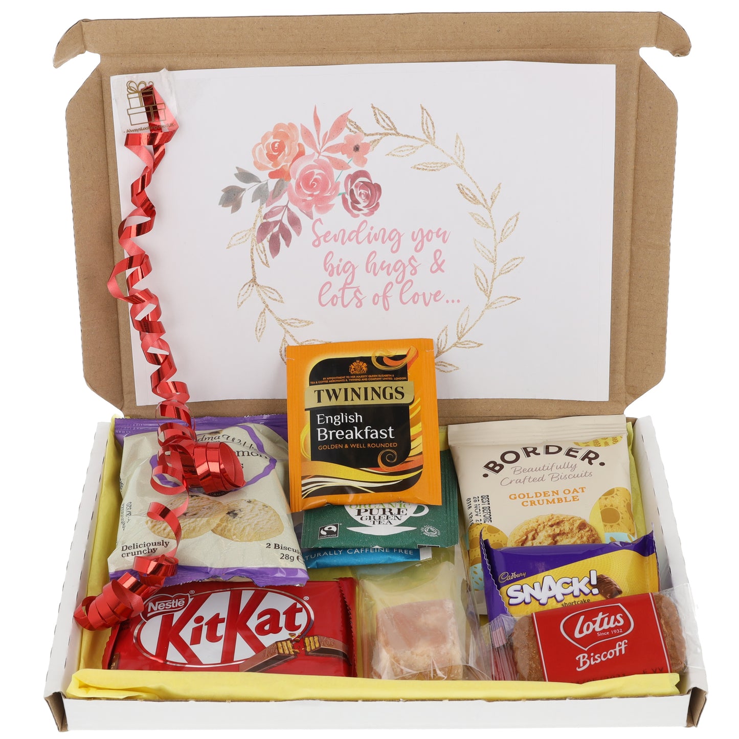 Afternoon Tea & Biscuit Hamper Letterbox Gift Box  - Always Looking Good -   