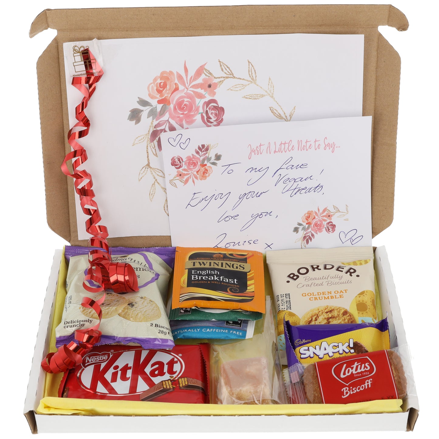 Afternoon Tea & Biscuit Hamper Letterbox Gift Box  - Always Looking Good -   