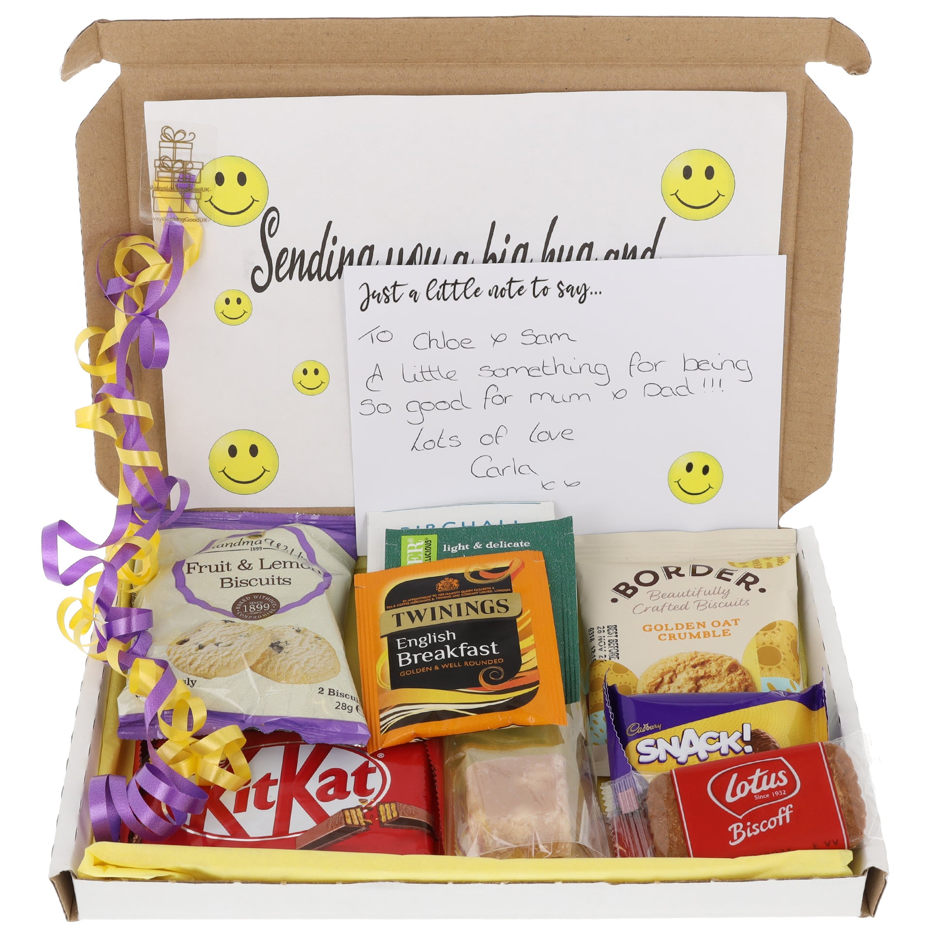 Afternoon Tea & Biscuit Hamper Letterbox Gift Box  - Always Looking Good -   