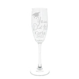 Gift For Graduates - Personalised Graduation Champagne Flute Glass
- Always Looking Good -   