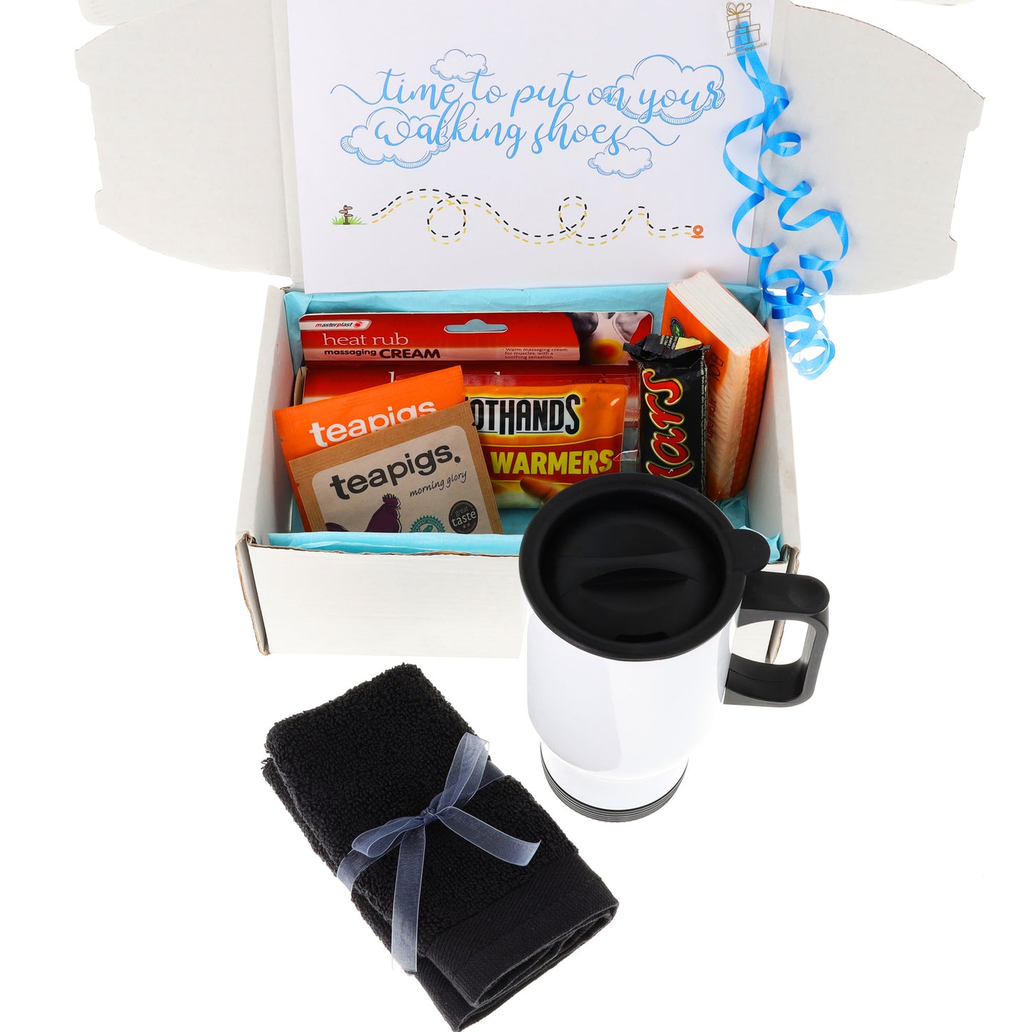 Personalised Walking Travel Mug Gift Set  - Always Looking Good - Tea  