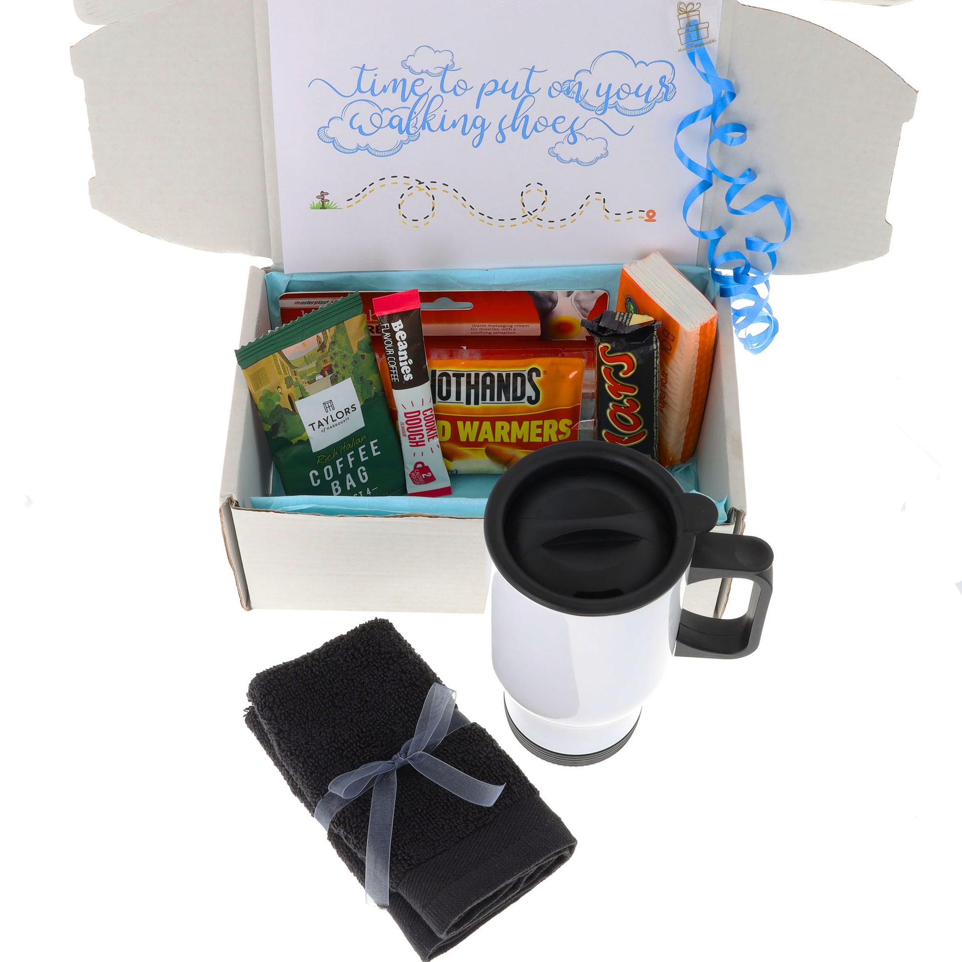 Personalised Walking Travel Mug Gift Set  - Always Looking Good - Coffee  