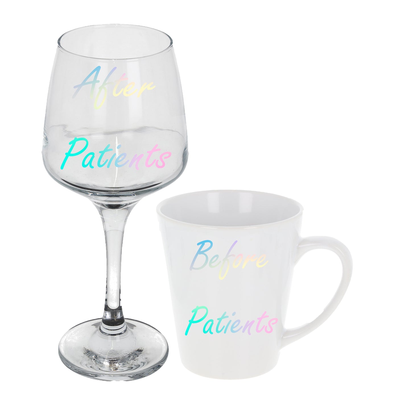 Personalised Set of Wine Glass & Mug Personalised Filled Gift  - Always Looking Good -   