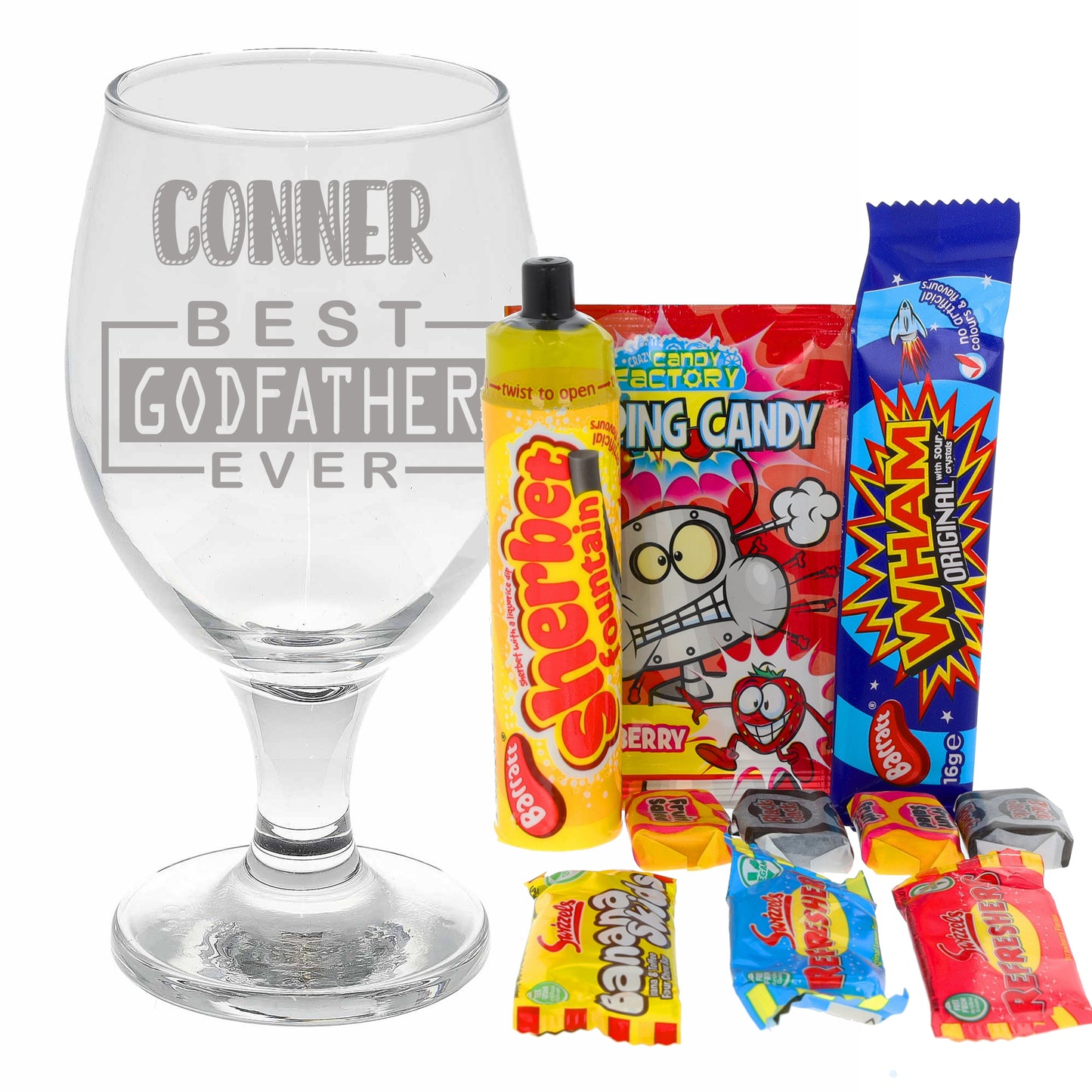 Personalised Godfather Filled Craft Beer Glass Gift  - Always Looking Good -   