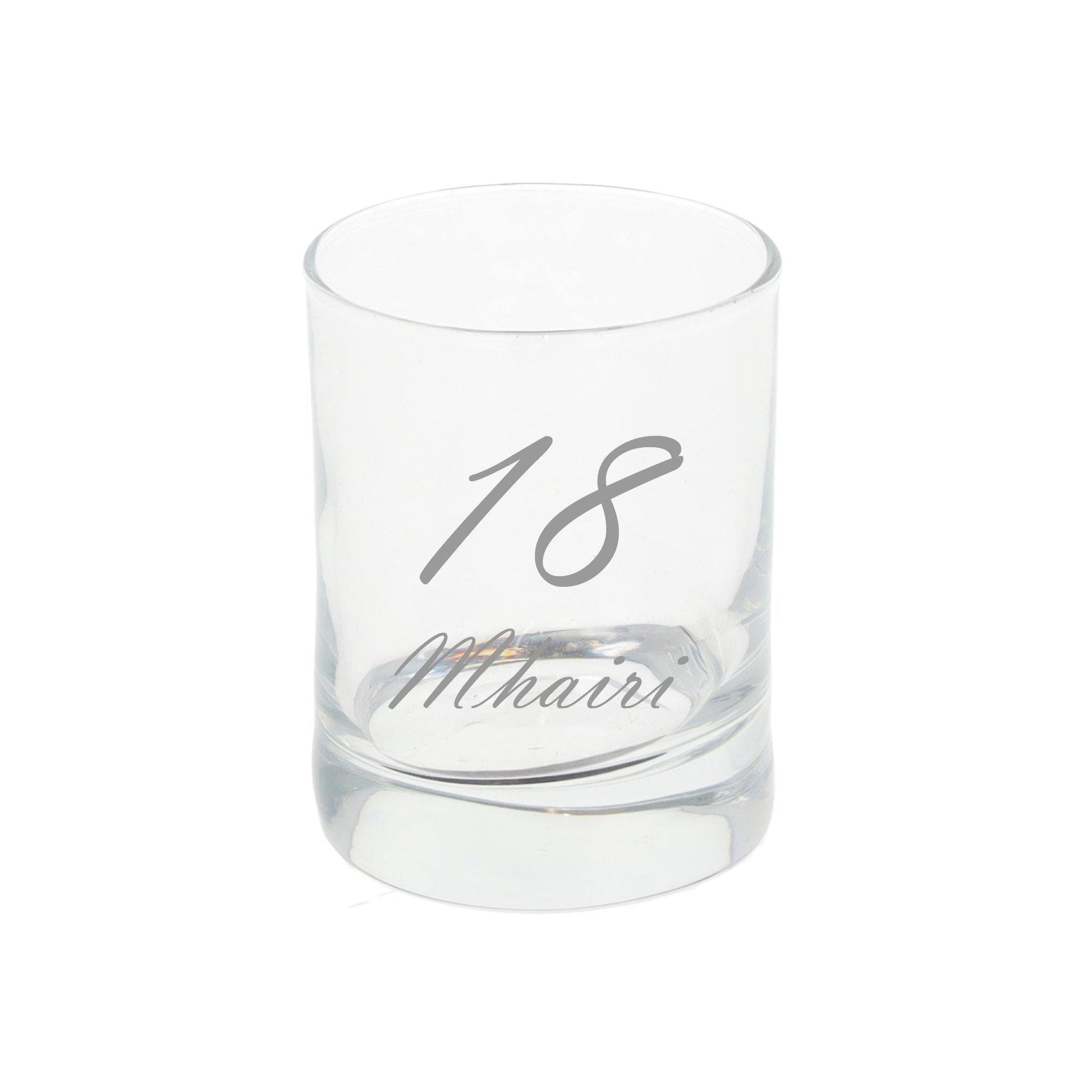 Personalised Engraved Birthday Shot Glass  - Always Looking Good - Personalised Glass  
