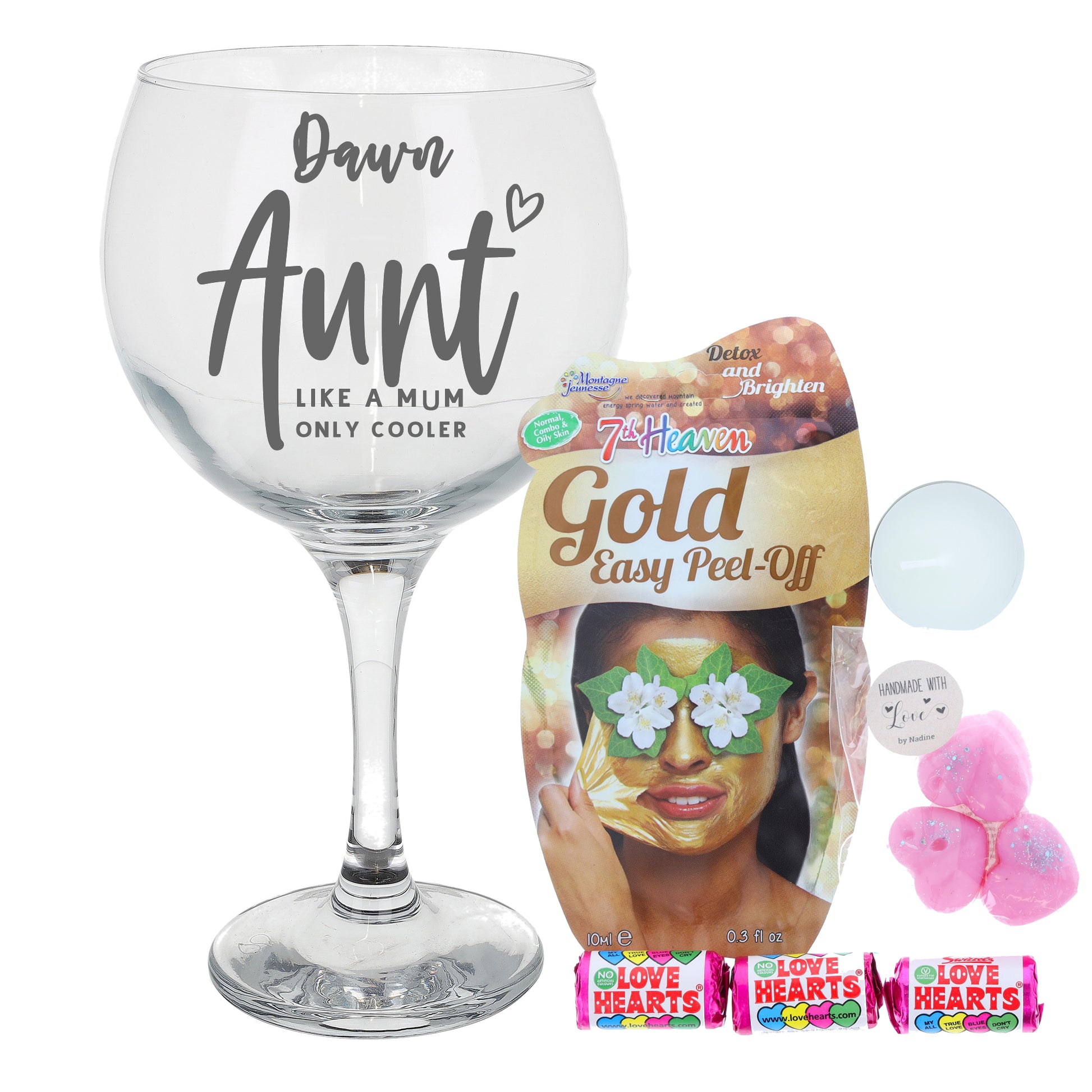 Engraved Personalised Gin Glass Gift for Auntie  - Always Looking Good - Pamper Filled  