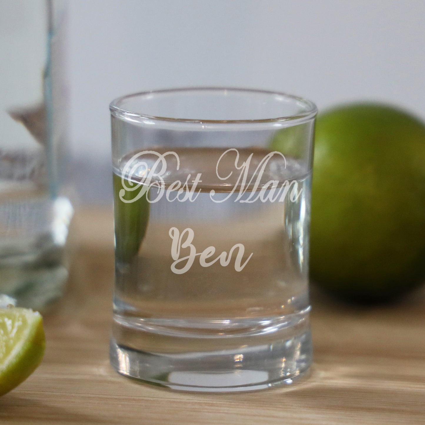 Personalised Engraved Bridal Party Shot Glass Set x4  - Always Looking Good -   