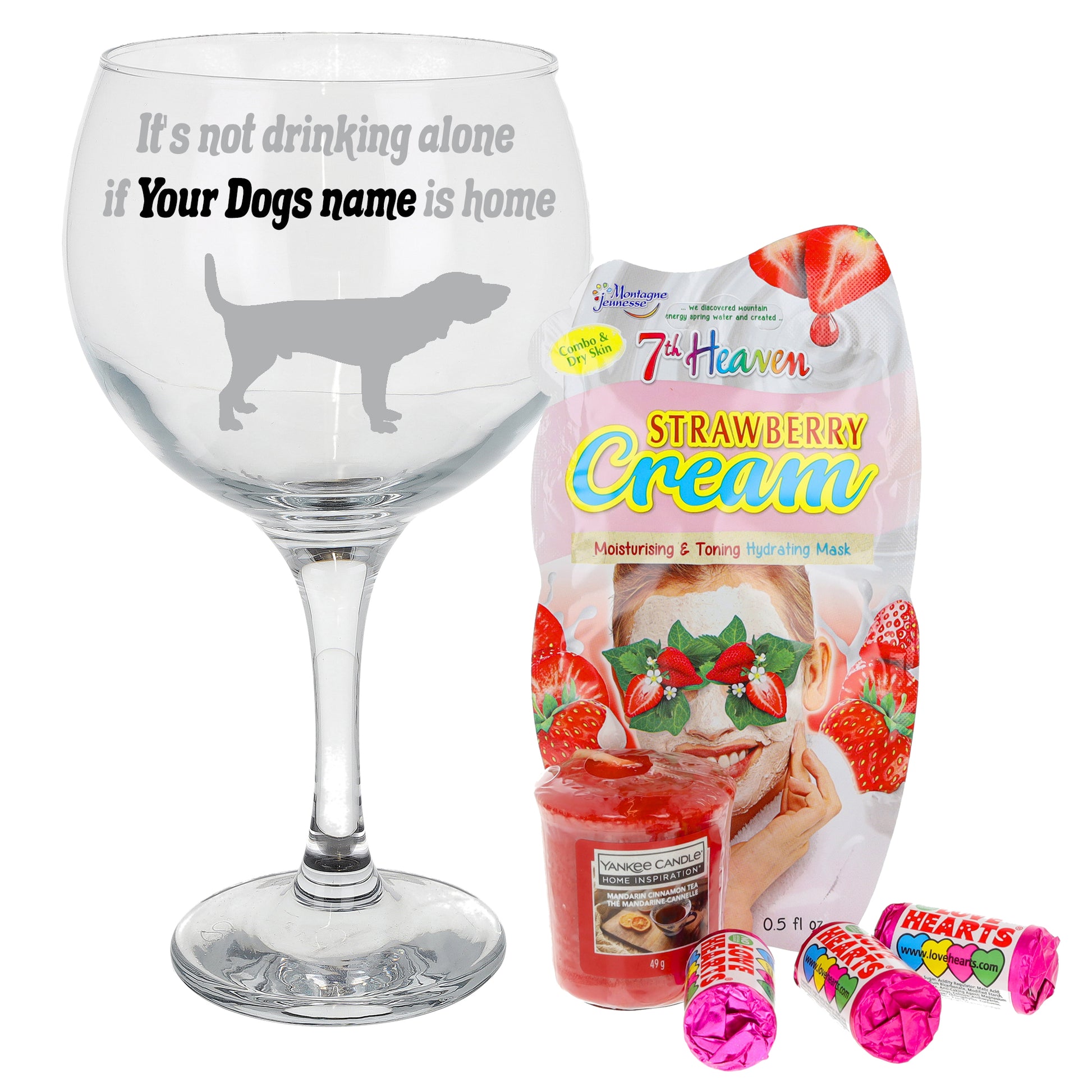 Engraved Personalised Dog Breed Gin Glass  - Always Looking Good -   