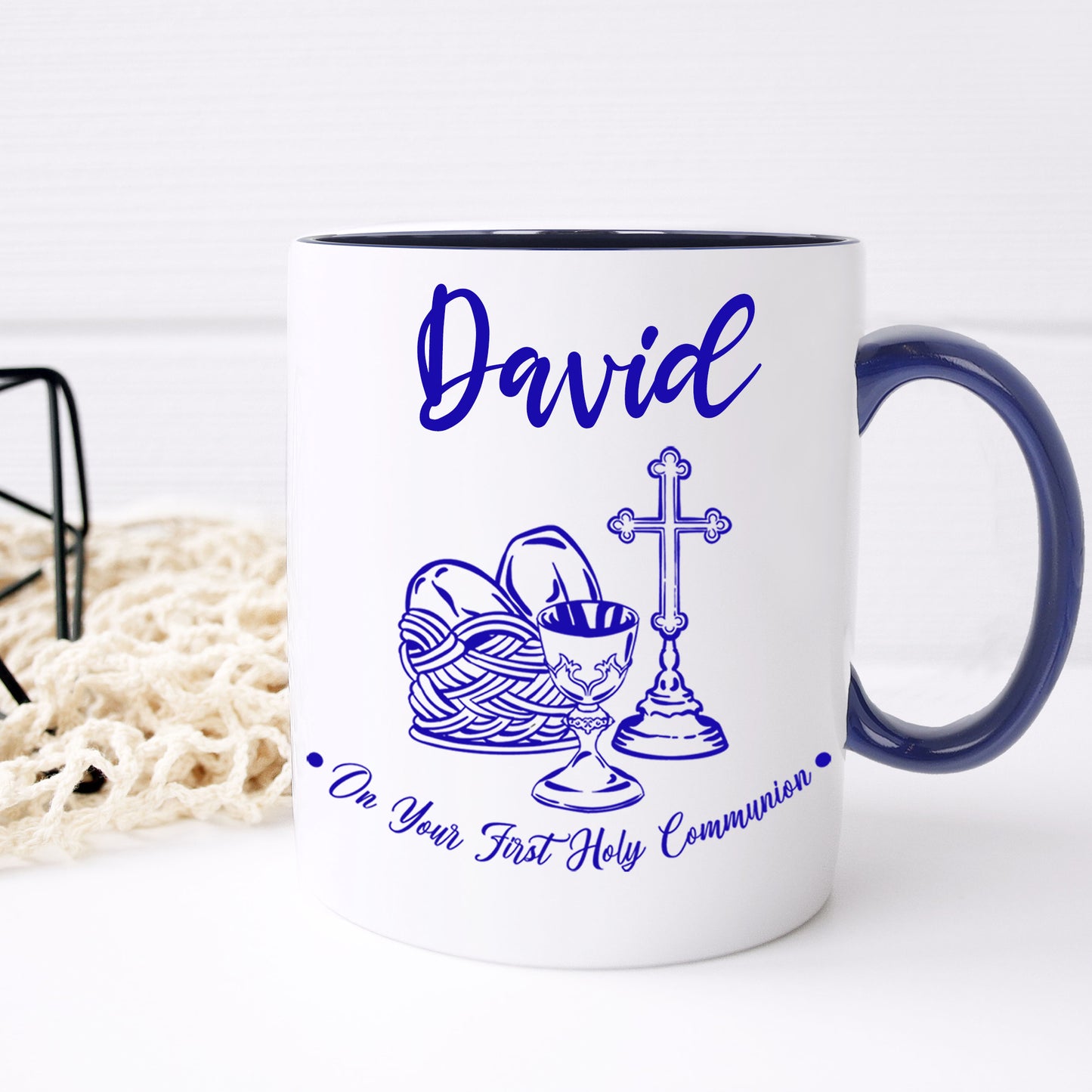 Personalised First Holy Communion Mug & Coaster Set  - Always Looking Good -   