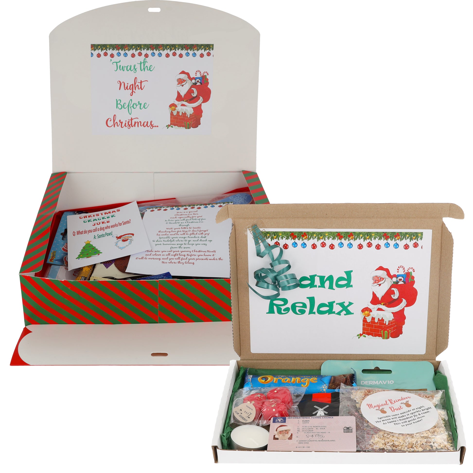 Christmas Eve Kids Activity Box and Parents Chill Time Gift Pack  - Always Looking Good -   