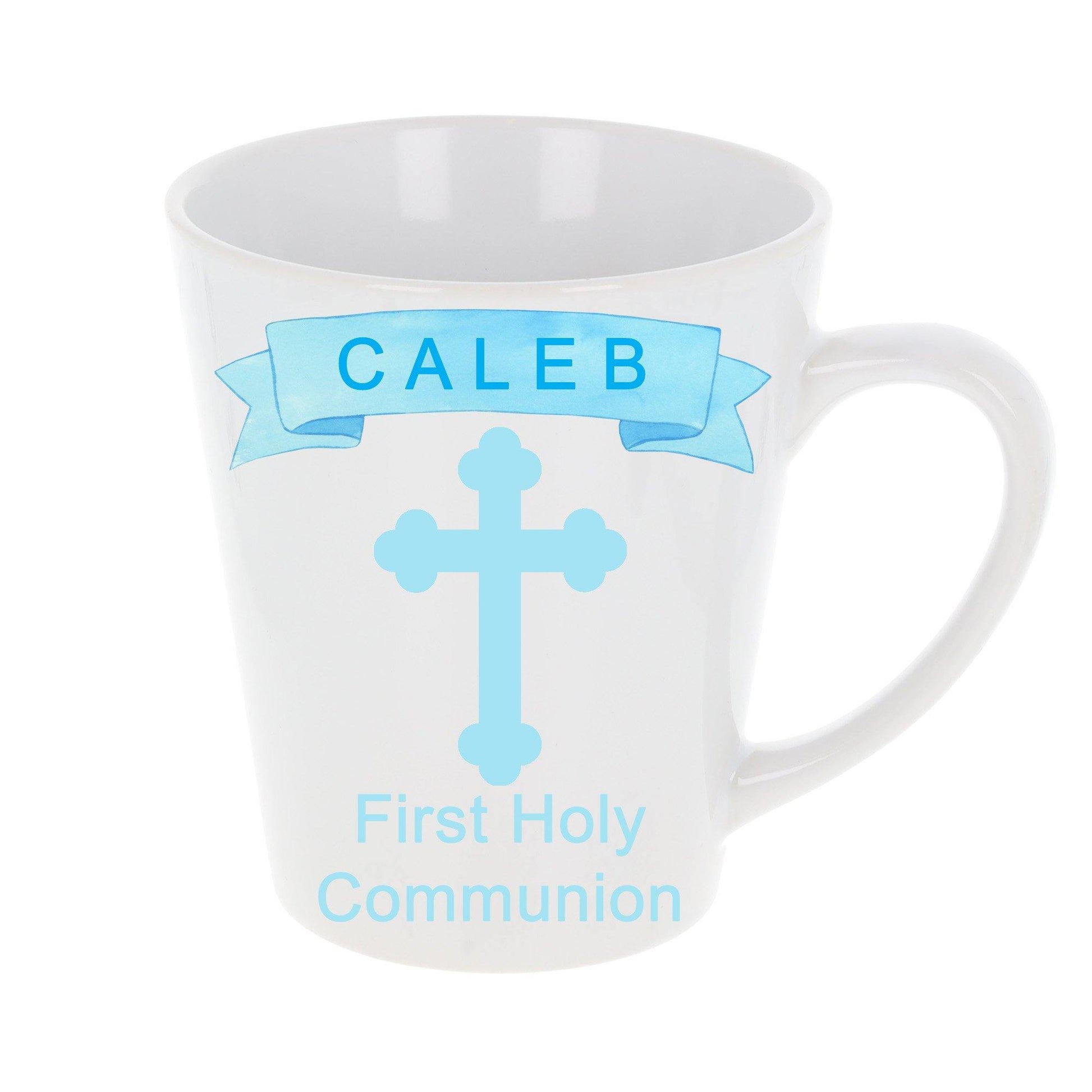 Personalised First Holy Communion Blue or Pink Mug and Coaster  - Always Looking Good - Personalised Mug  