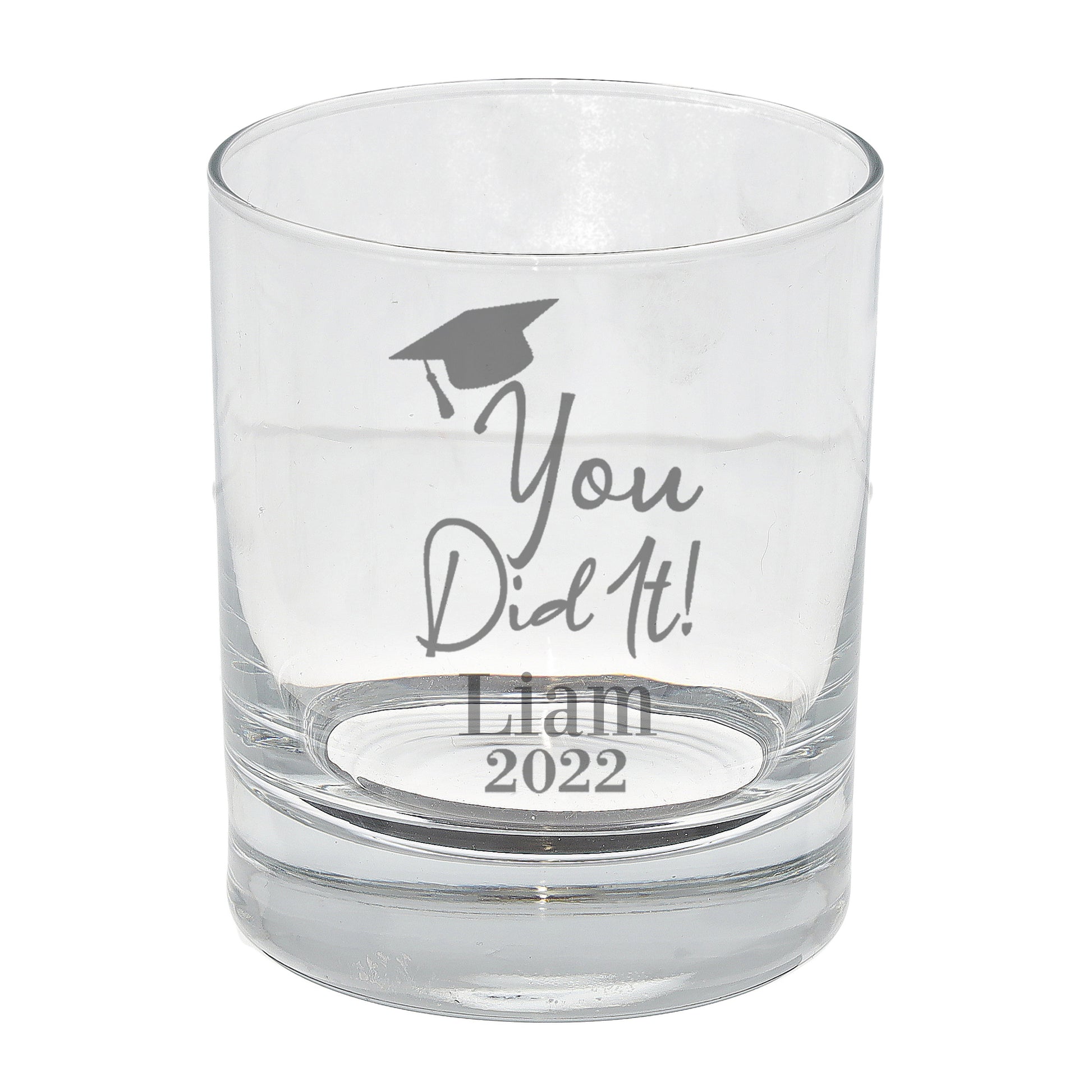 Personalised Engraved Graduation Whisky Glass  - Always Looking Good -   
