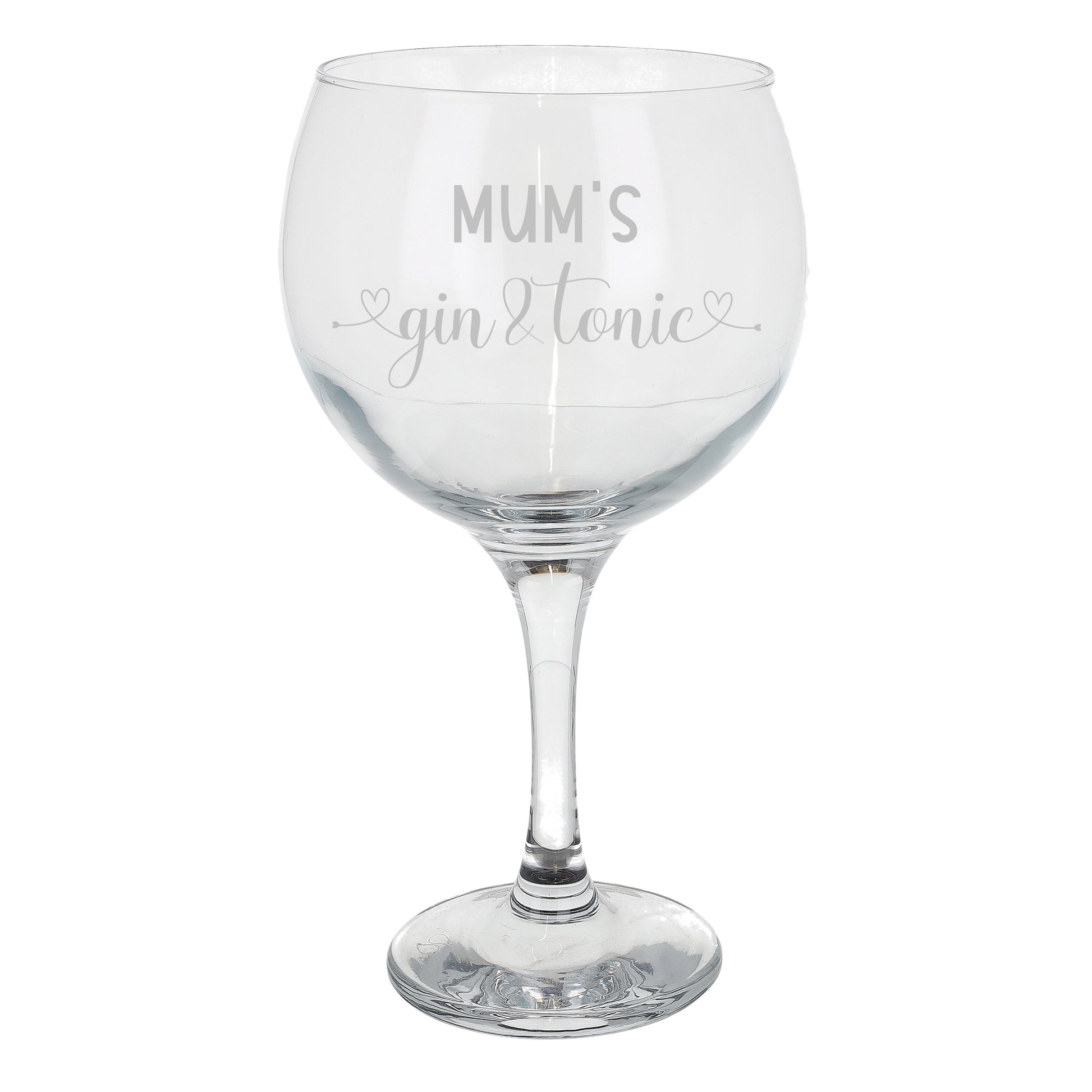 Engraved Personalised Gin Glass | Gin & Tonic Glass with Name  - Always Looking Good - Glass Only  