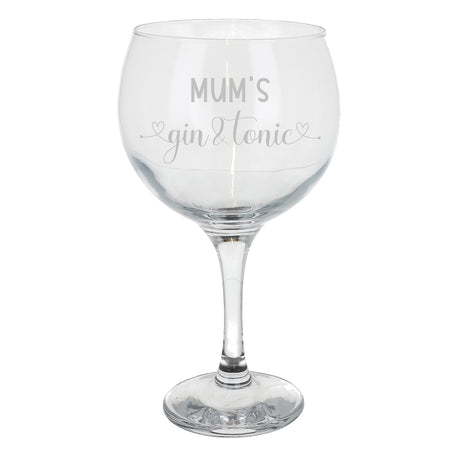 Engraved Personalised Gin Glass | Gin & Tonic Glass with Name  - Always Looking Good - Glass Only  