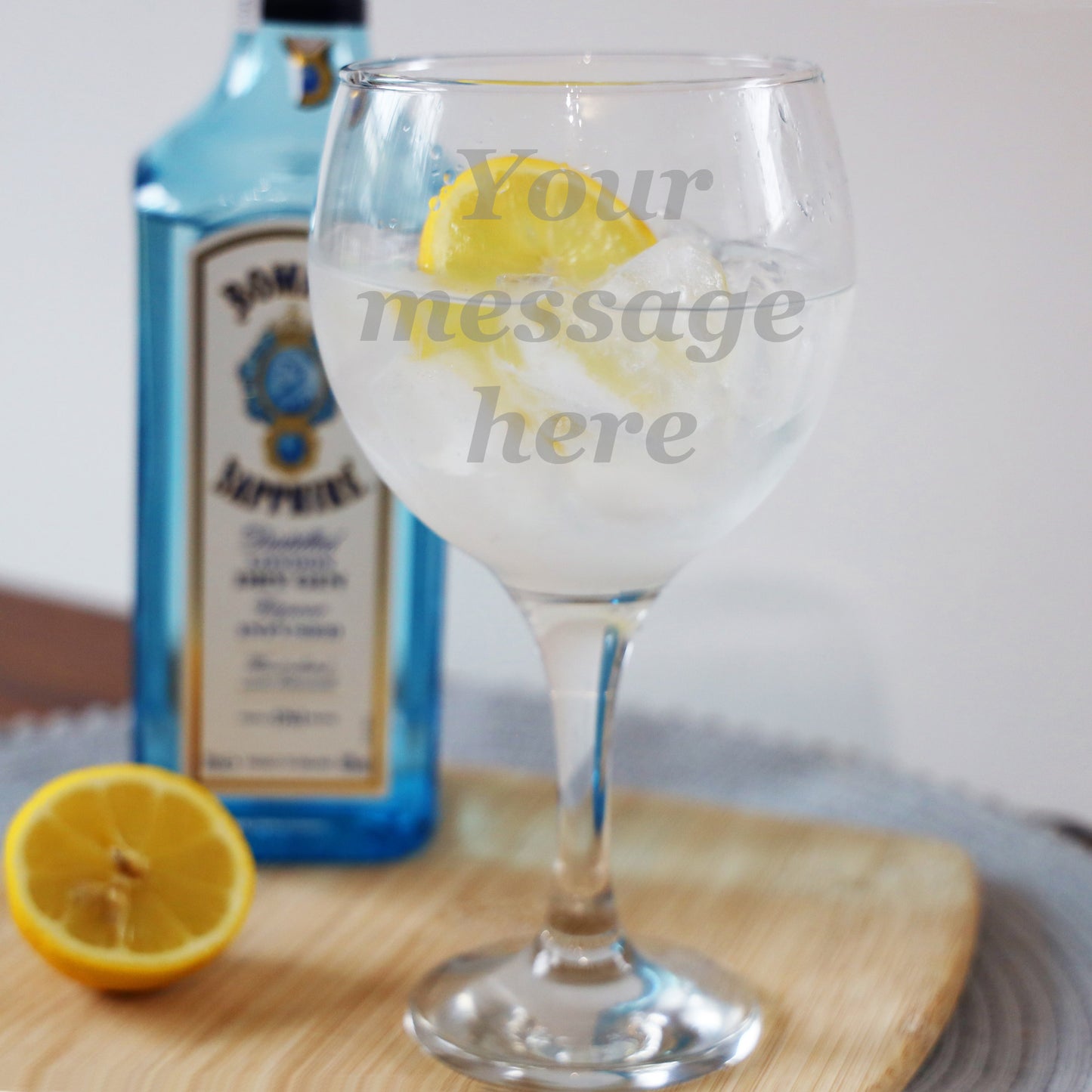 Create Your Own Personalised Engraved Gin Balloon Glass  - Always Looking Good -   