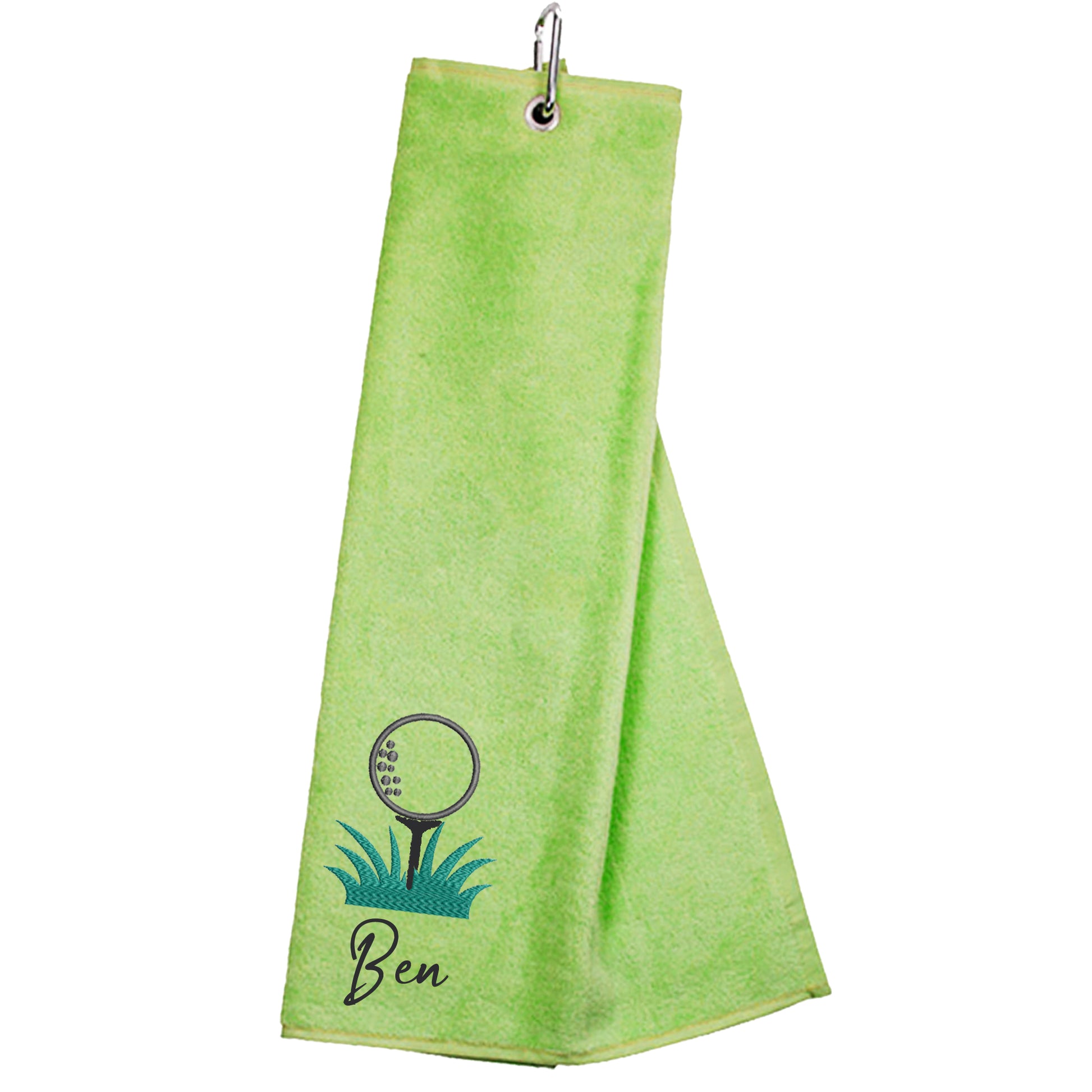 Tri-Fold Custom Logo Golf Towels 