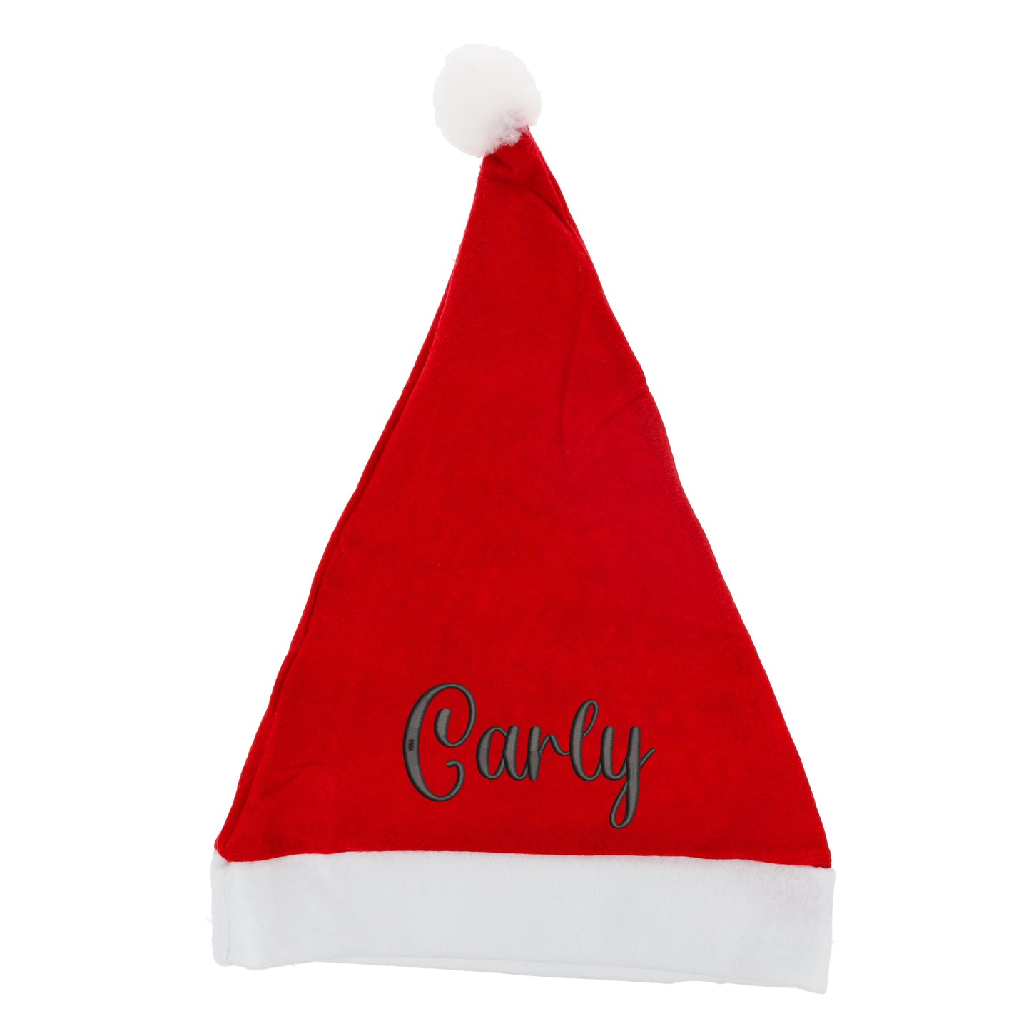 Custom Personalised Embroidered Santa Claus Hat - Any Name & Colour  - Always Looking Good -   