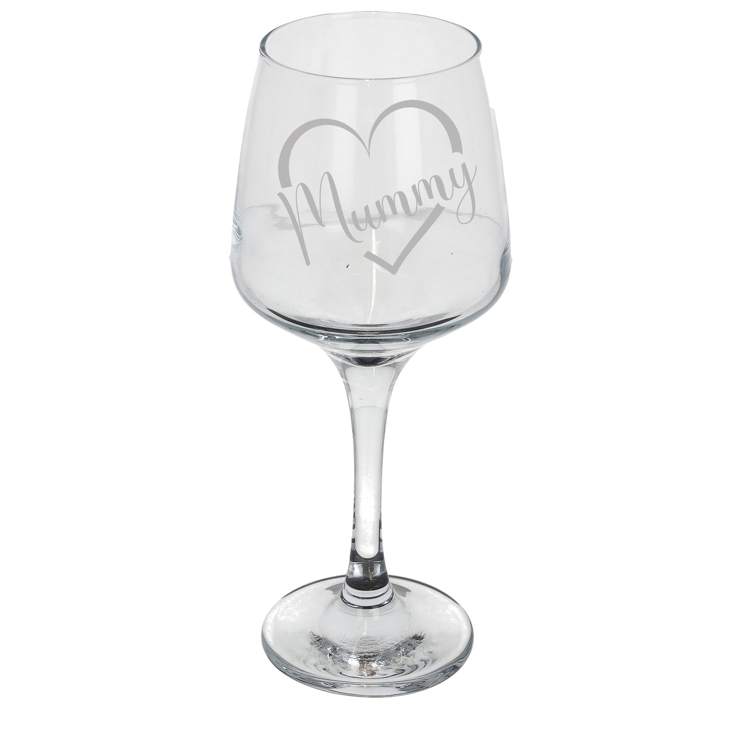 Personalised Engraved Heart & Name Wine Glass  - Always Looking Good -   