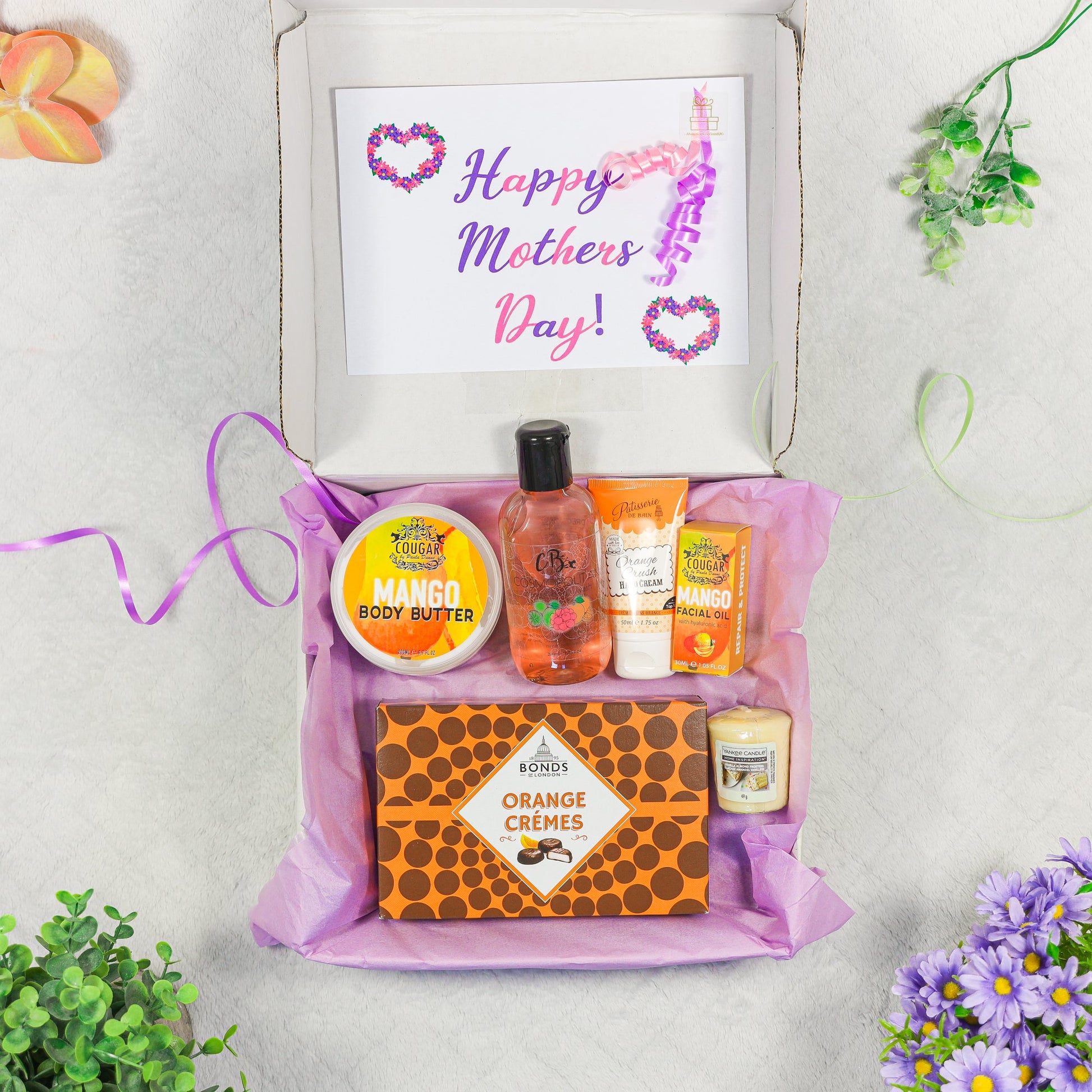 Mother's Day Ladies Mango Pamper Hamper Luxury Skincare Gift Box  - Always Looking Good -   
