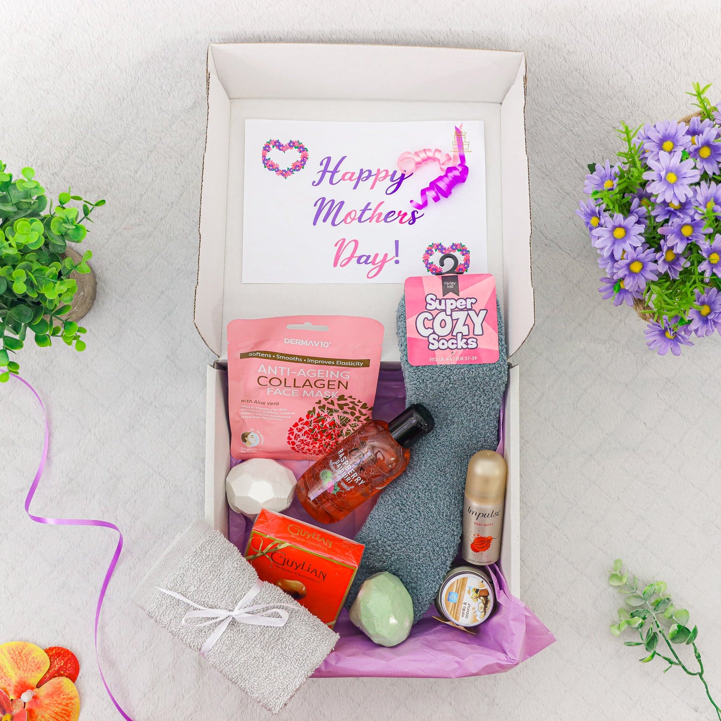 Mother's Day Ladies Pamper Hamper Bath Time Night In Gift Box  - Always Looking Good -   
