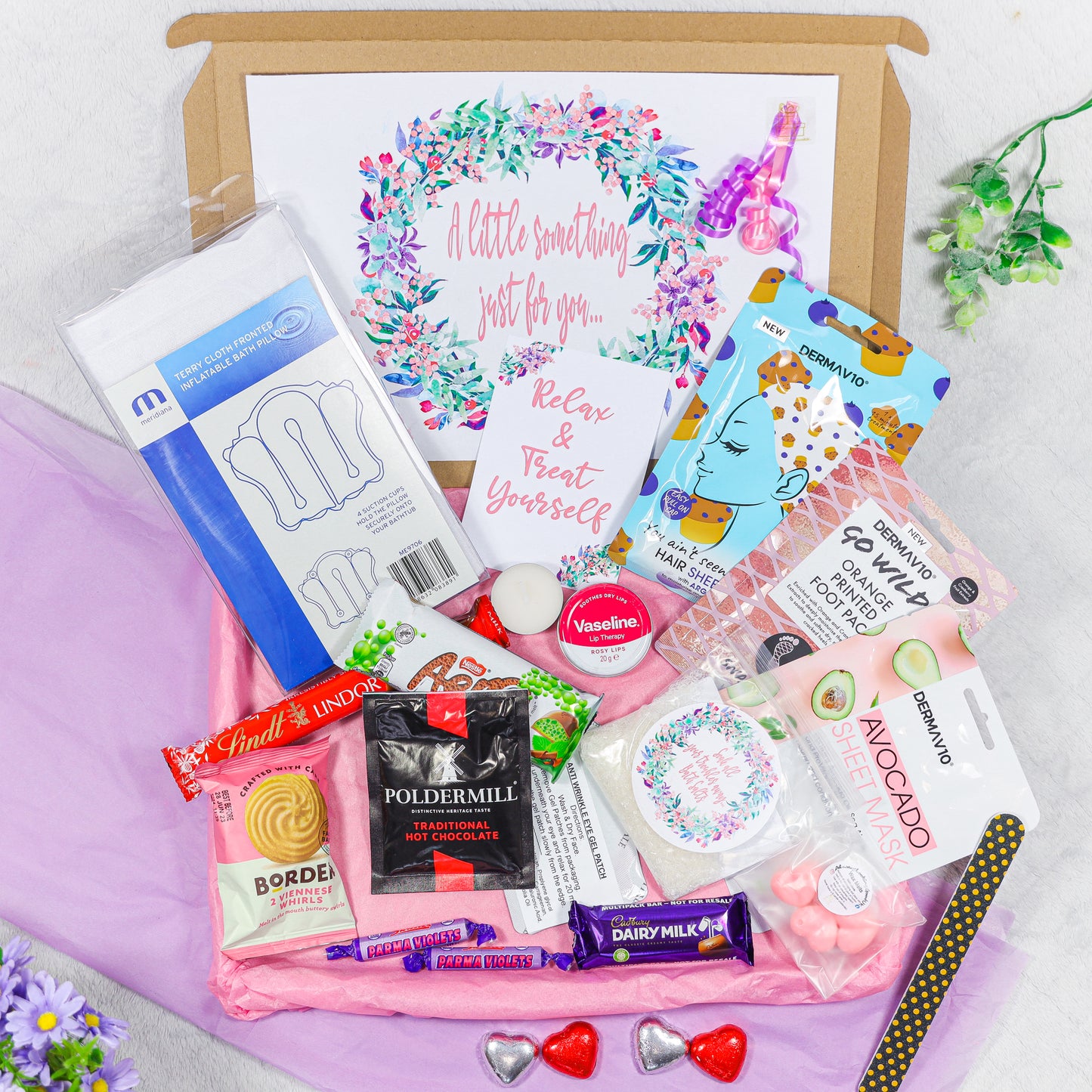 Large Chocolate Lover & Beauty Pamper Letterbox Gift Set  - Always Looking Good -   