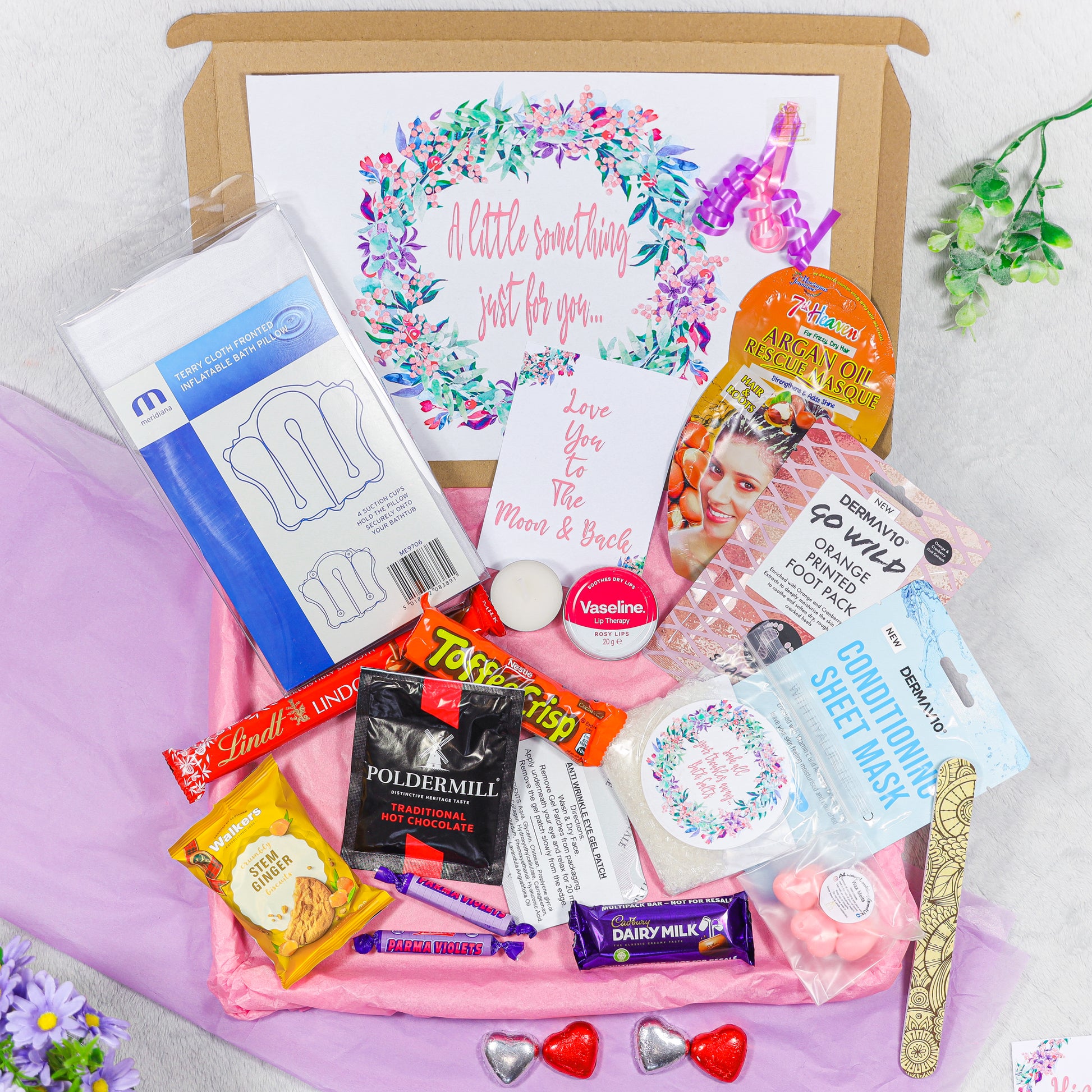 Large Chocolate Lover & Beauty Pamper Letterbox Gift Set  - Always Looking Good -   