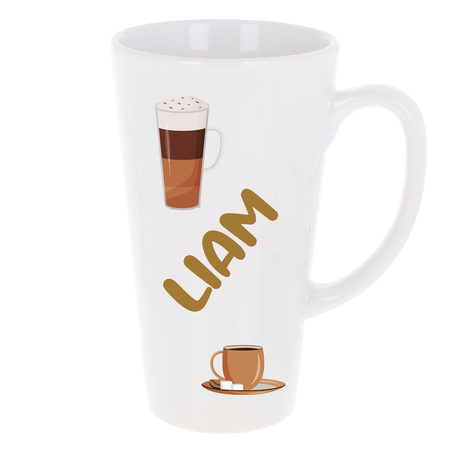 Personalised Filled Love You A Latte Tall Coffee Latte Mug  - Always Looking Good -   