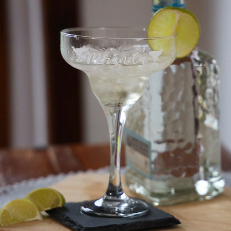 Personalised Cocktail Occasion Filled Engraved Margarita Glass  - Always Looking Good -   