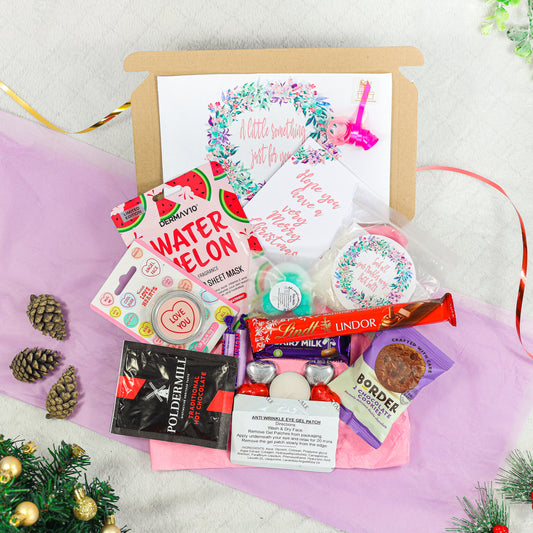 Medium Chocolate Lover & Beauty Pamper Letterbox Gift Set  - Always Looking Good -   