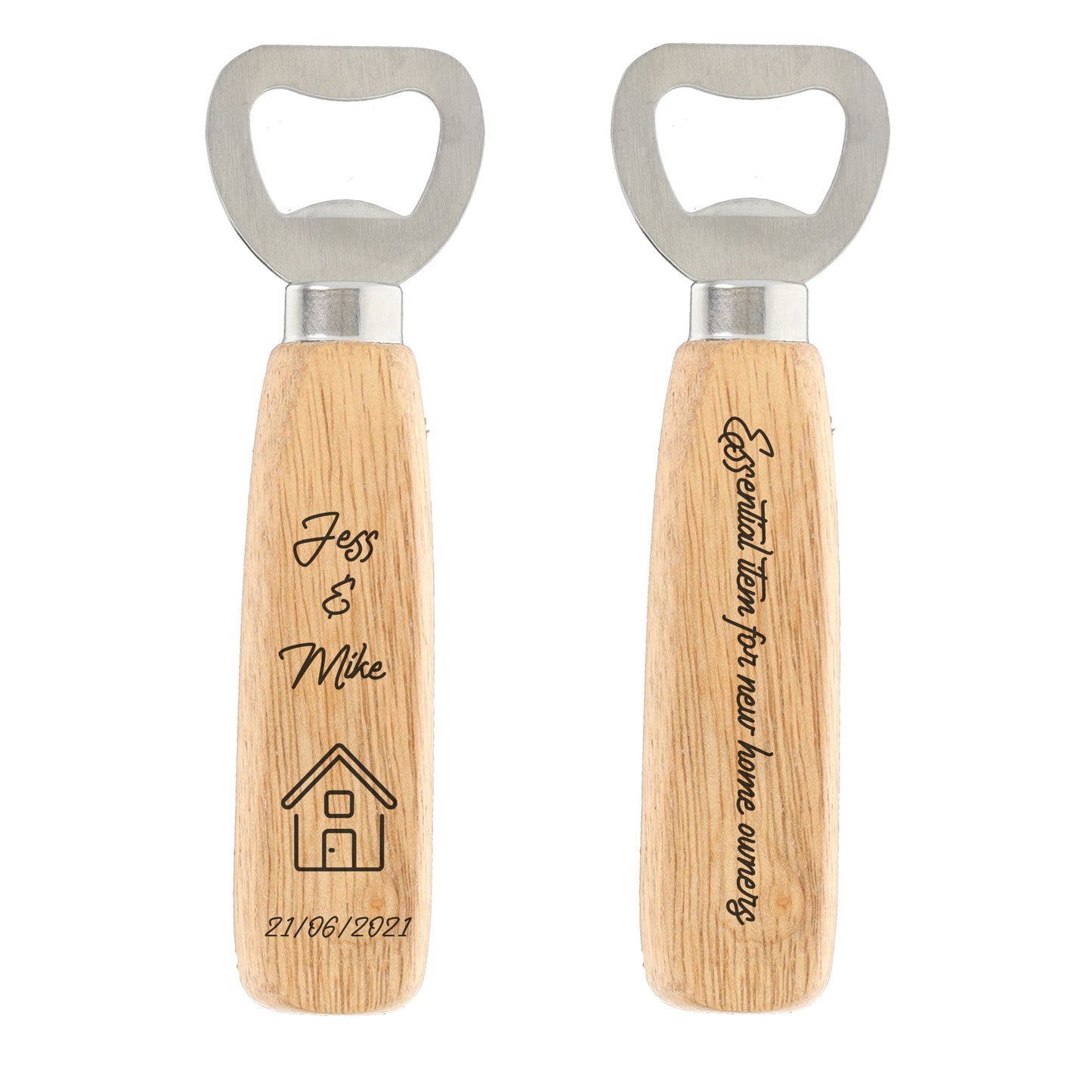 Personalised Engraved Wooden Bottle Opener New Home Gift  - Always Looking Good -   