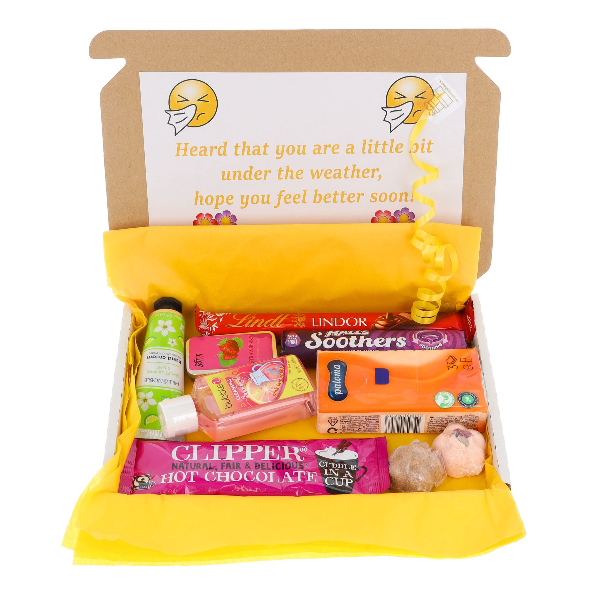 Get Well Soon Care Package Hug in a Box Letterbox Gift Set  - Always Looking Good - Hot Chocolate  