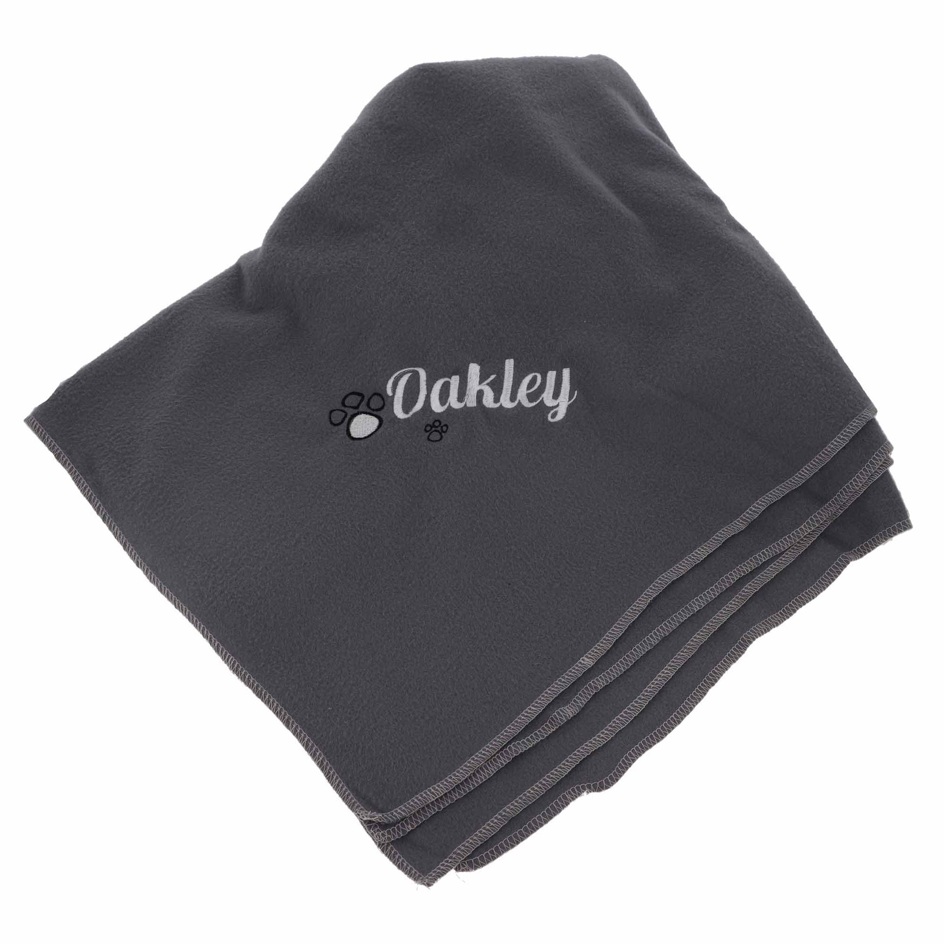 Personalised Dog Blanket Embroidered With Name  - Always Looking Good -   