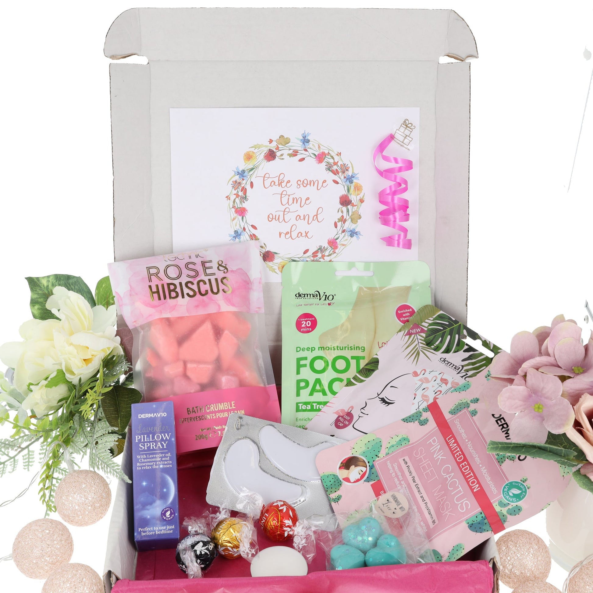 Happy Birthday Bath Crumble and Pamper Gift Pamper Hamper Large Set  - Always Looking Good -   