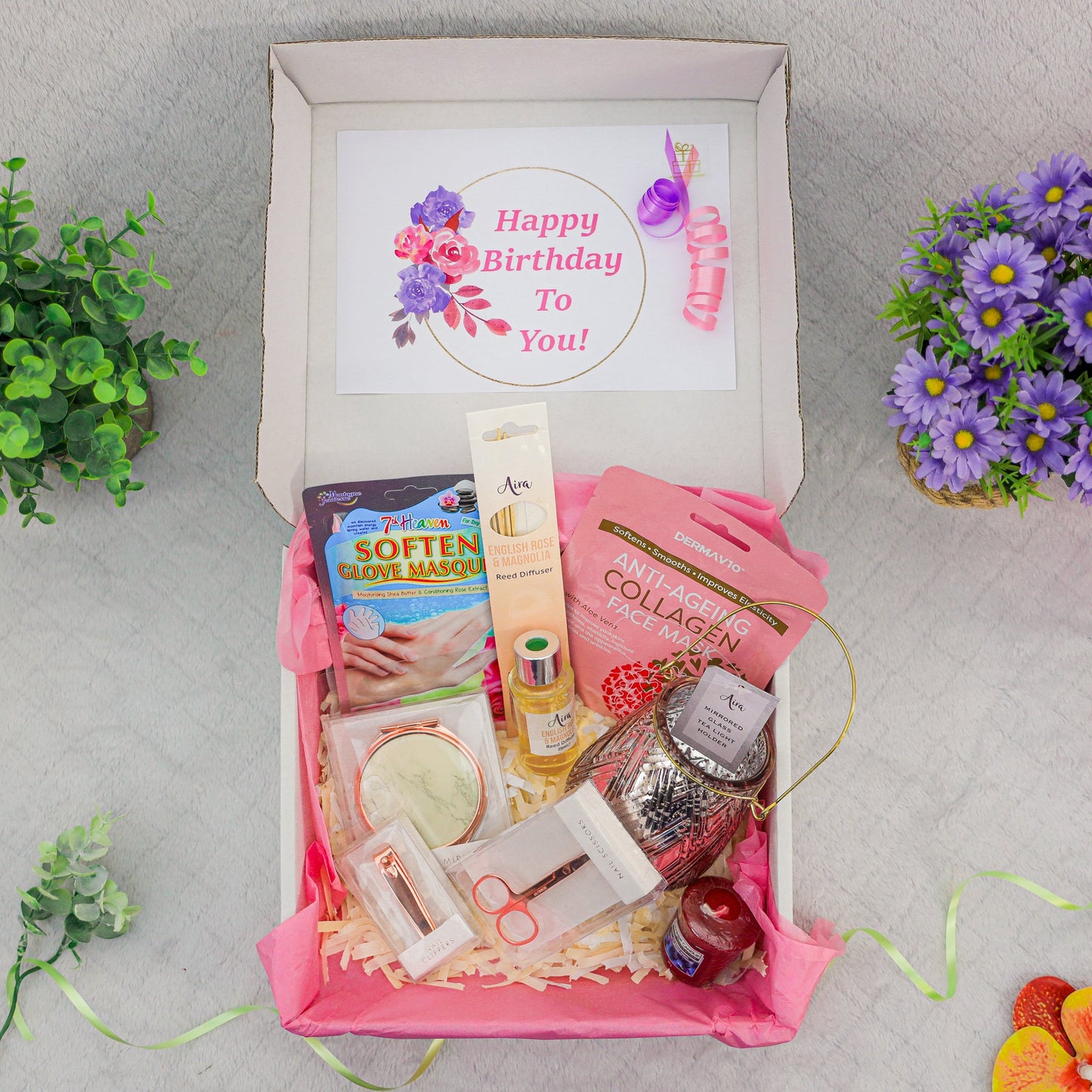 Happy Birthday Personalised Spa at Home Hamper Pamper Gift Box  - Always Looking Good -   