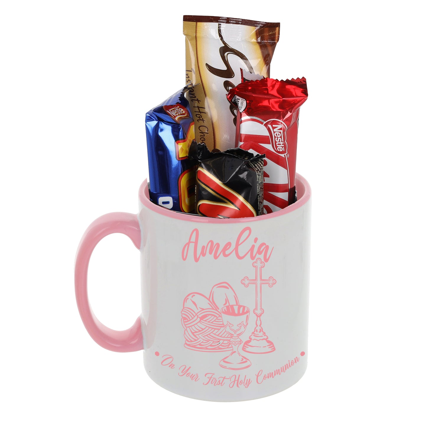 Personalised First Holy Communion Mug & Coaster Set  - Always Looking Good -   