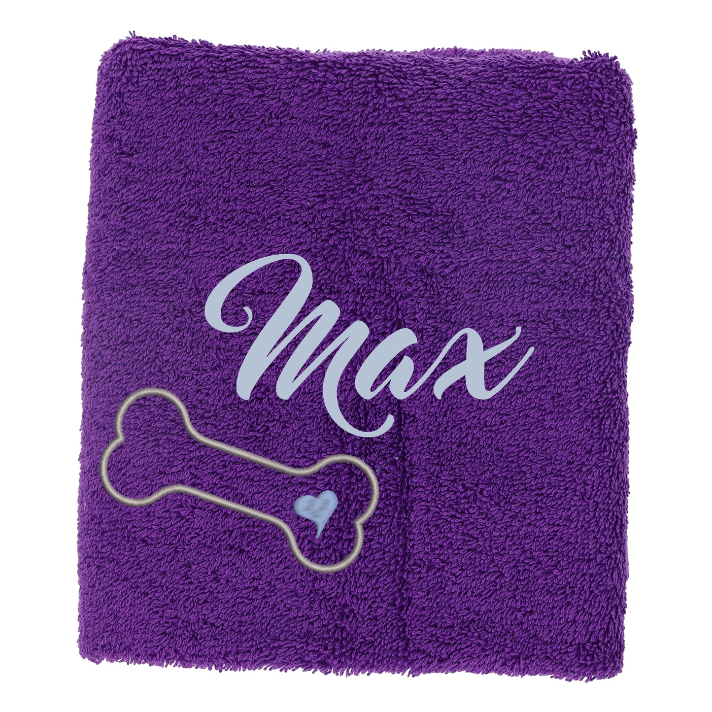 Personalised Dog Towel Pet's Name Embroidered  - Always Looking Good -   