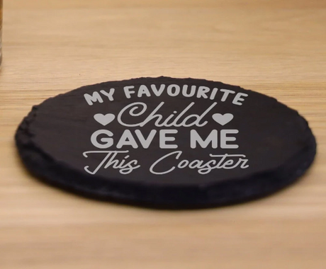 Whisky glasses gift - Engraved "My Favourite Child Gave Me This Glass" Design Whisky Glass and/or Coaster Gift  - Always Looking Good -   