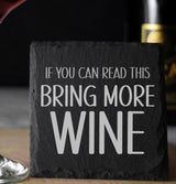 Engraved "Good Day, Bad Day, Don't Ask" Wine Glass Wine Glass and/or Coaster Set  - Always Looking Good - Square Coaster Only  