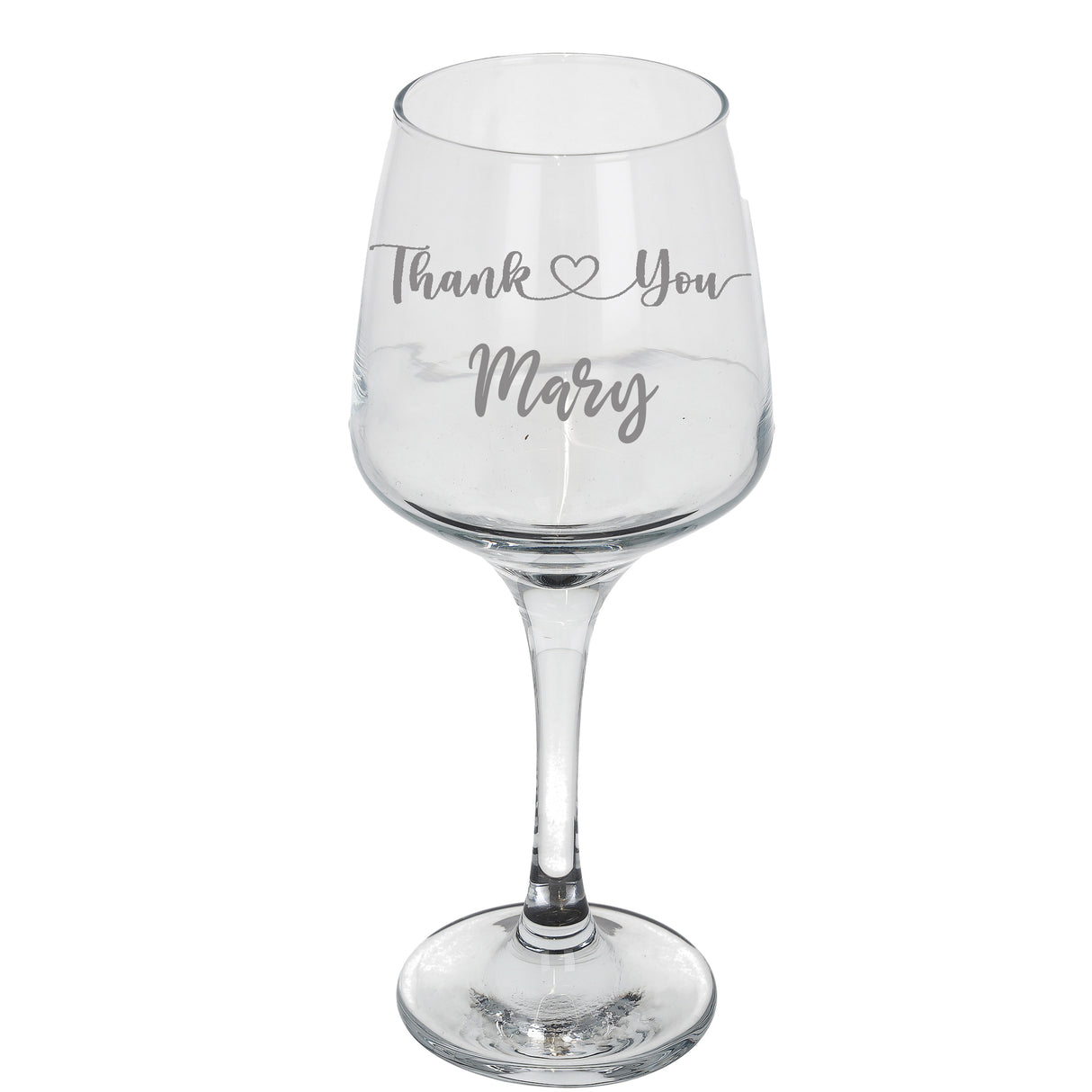 Personalised Engraved Thank You Wine Glass Gift  - Always Looking Good -   