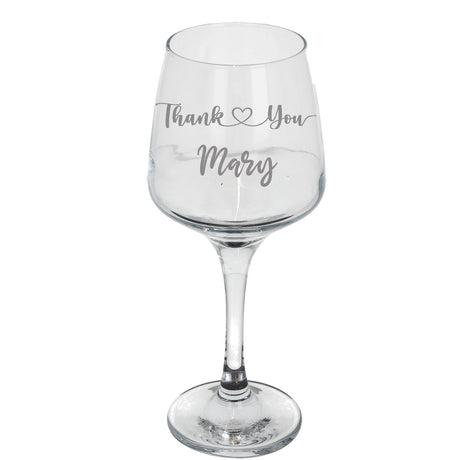 Personalised Engraved Thank You Wine Glass Gift  - Always Looking Good -   