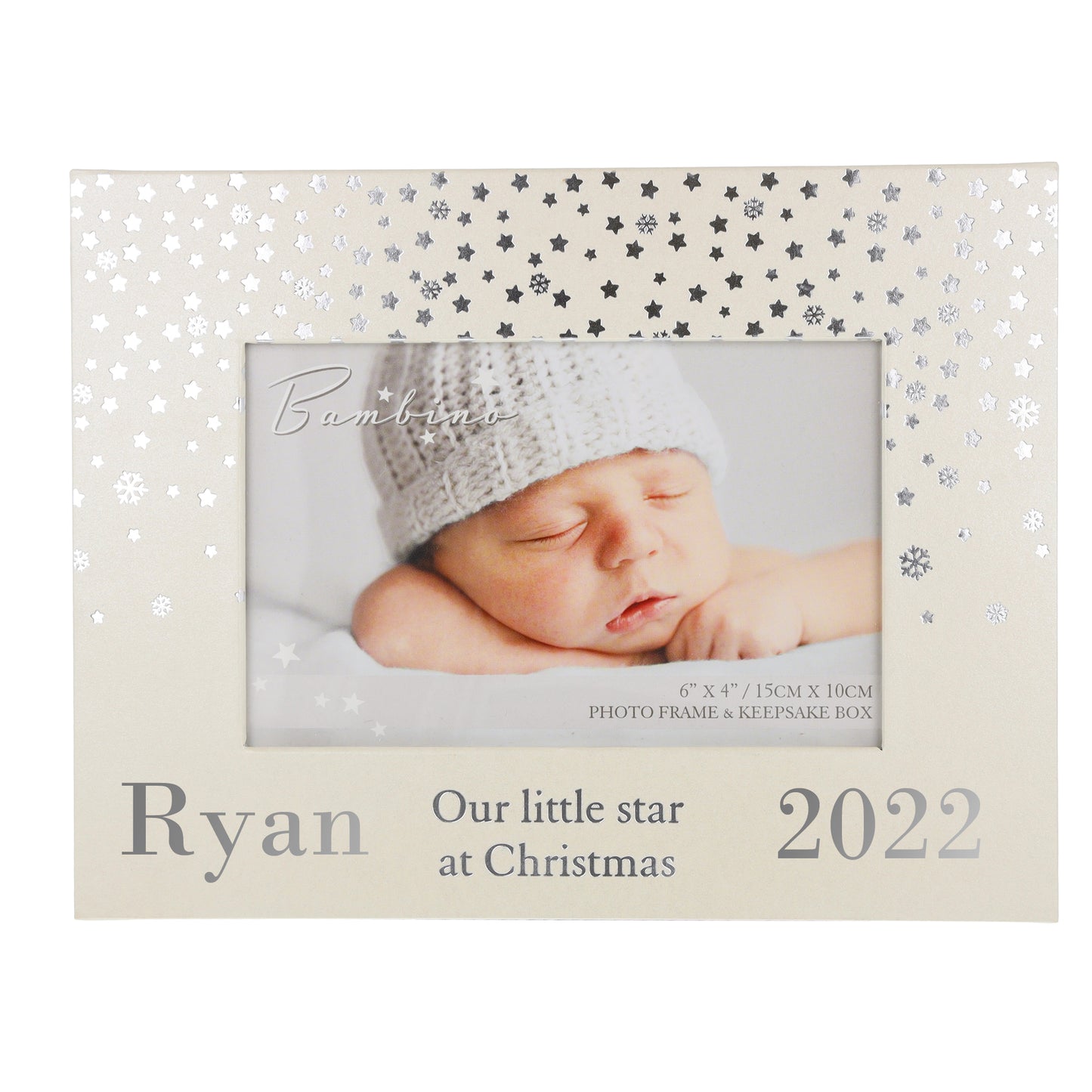 Personalised Christmas Keepsake Memory Baby Box and Photo Frame  - Always Looking Good -   