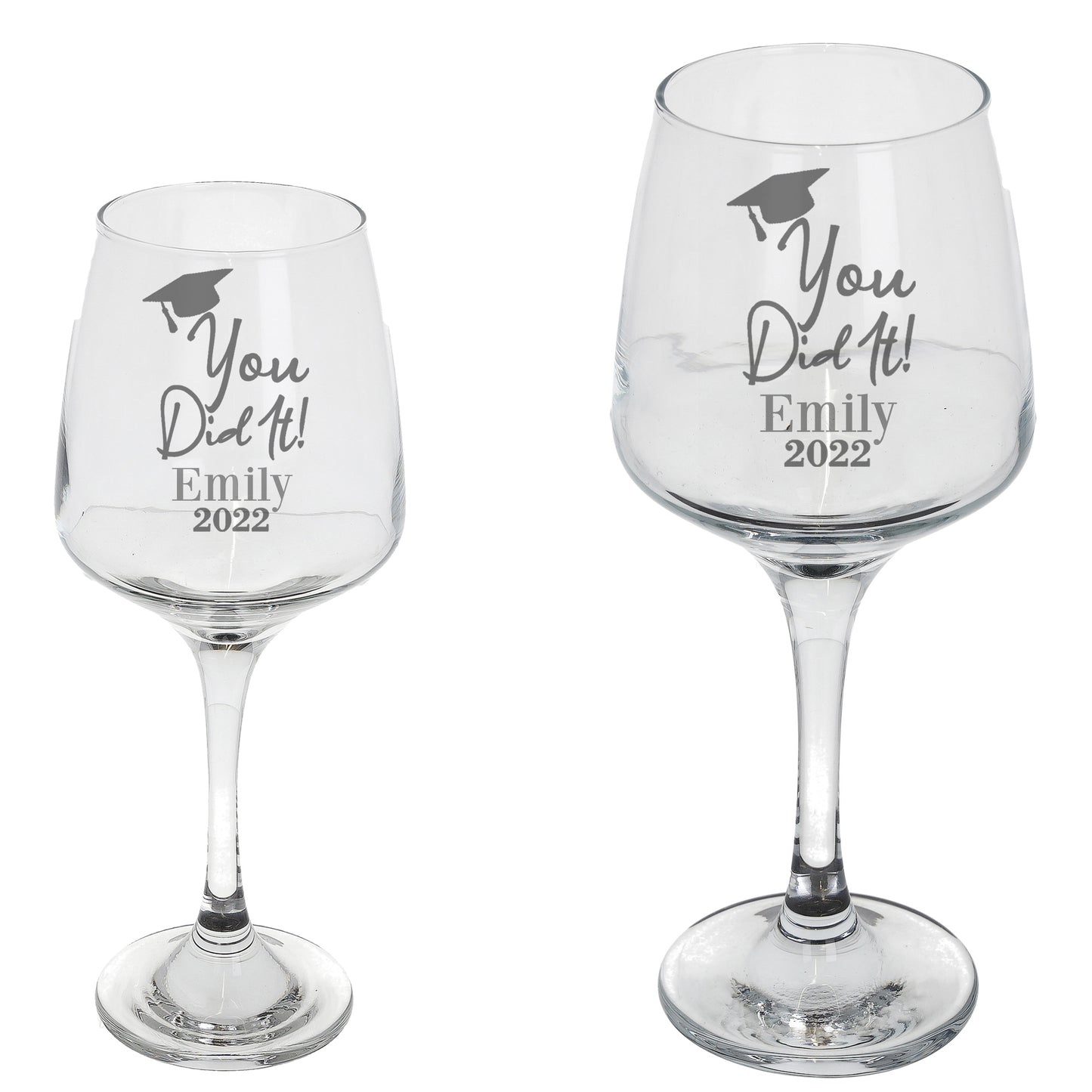Personalised Engraved Graduation Wine Glass  - Always Looking Good -   