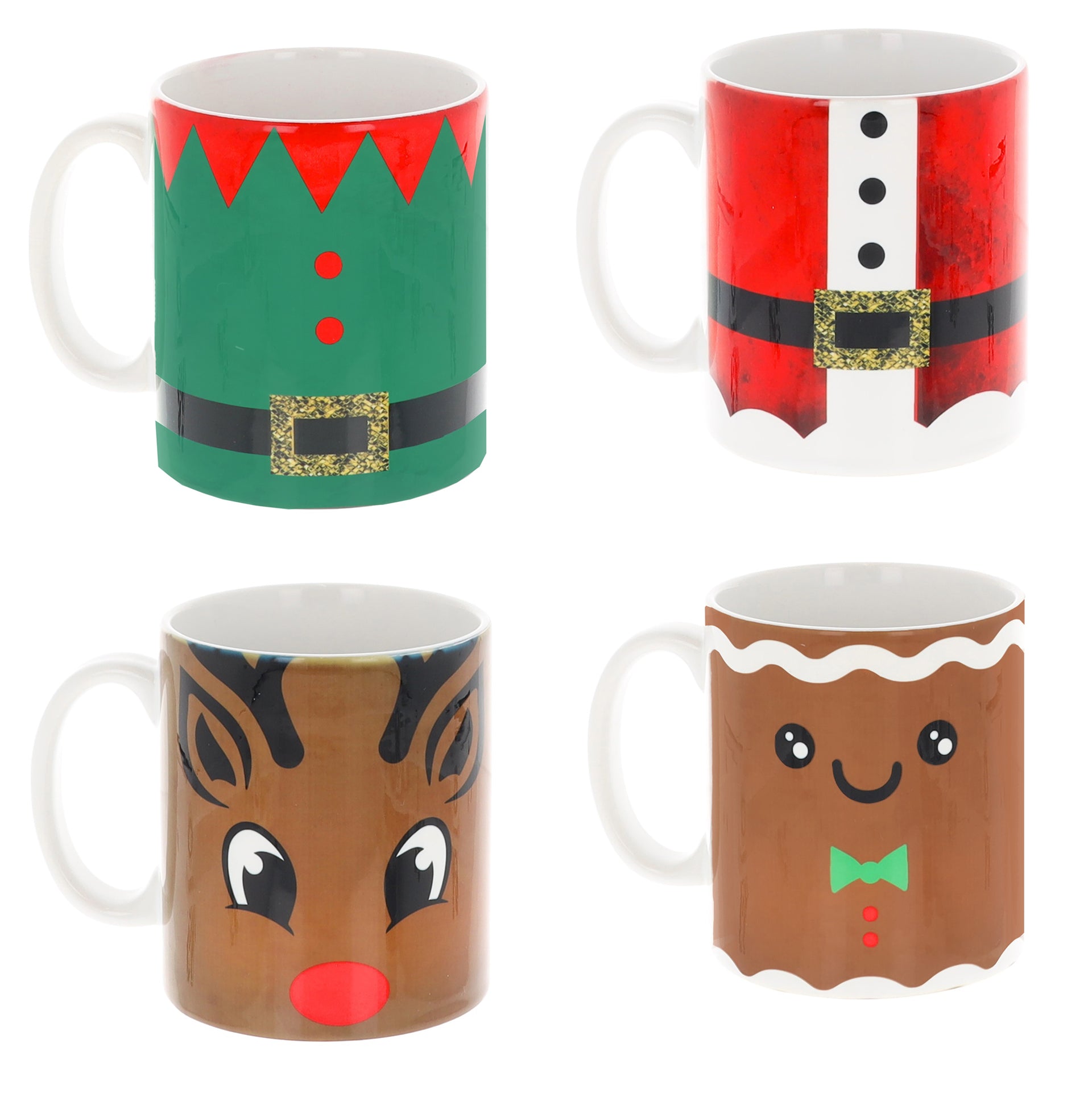 Christmas Tree Elk Snowman Design Mug Personalized Christmas Coffee Mug   Custom Name Holiday Mug, 11 Oz Ceramic, Merry Christmas Design Customized  Mug