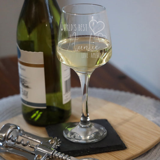 Personalised Engraved World's Best Wine Glass  - Always Looking Good -   
