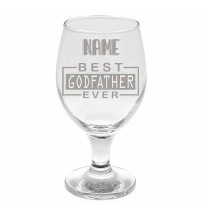 Godfather Gift - Engraved Beer Glass Gift - Always Looking Good -   
