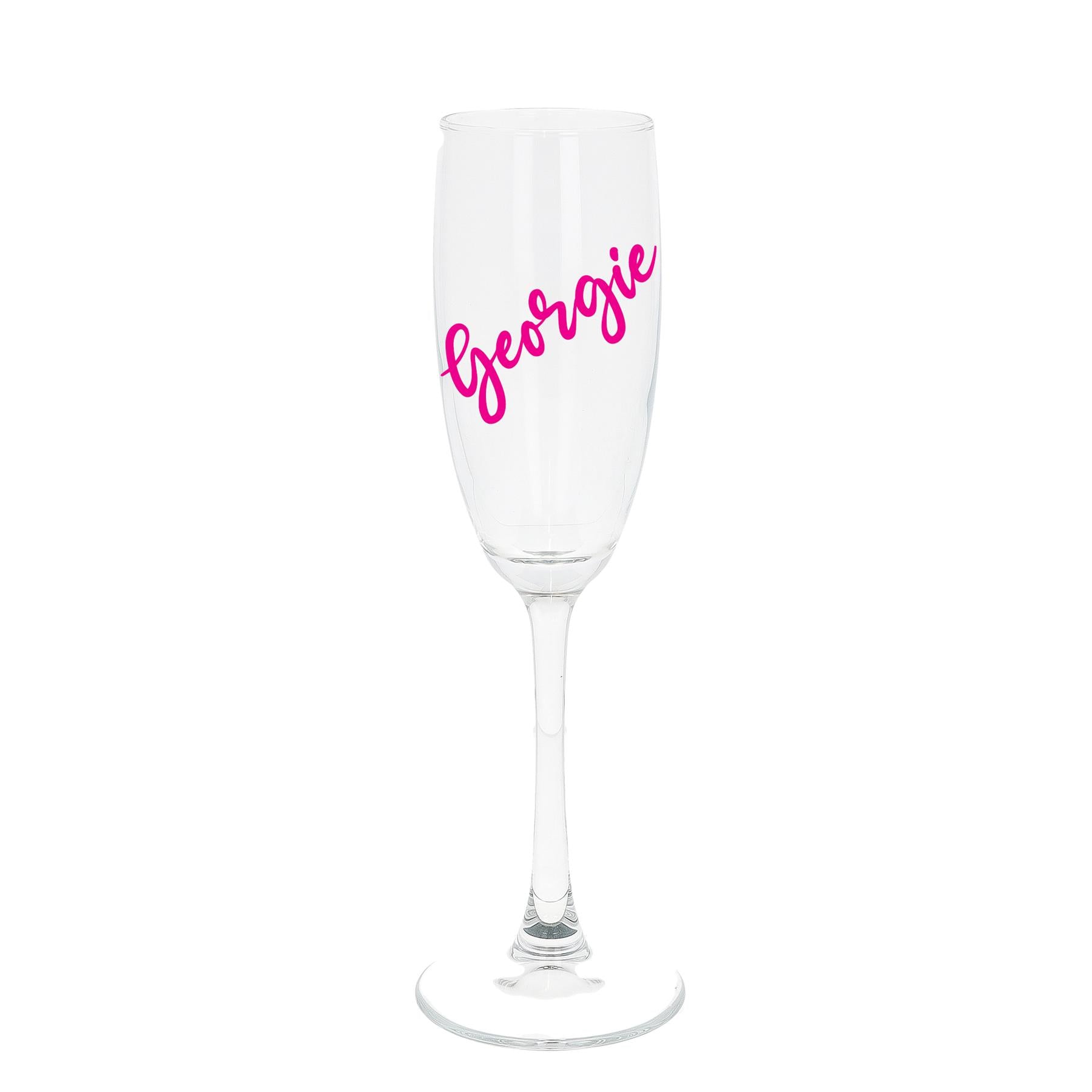 Personalised Prosecco / Champagne Glass with Name Filled with Spa Pamper Gifts  - Always Looking Good -   