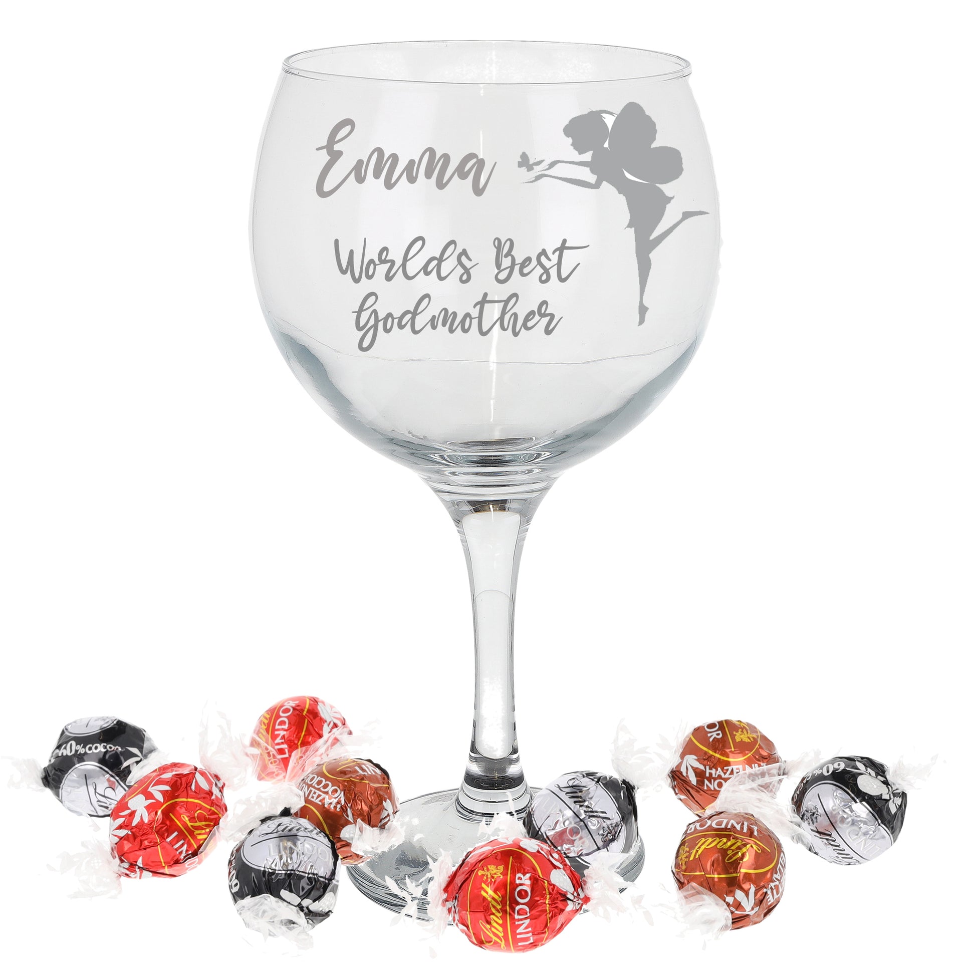 Engraved Personalised Gin Glass Gift for Godmother  - Always Looking Good -   