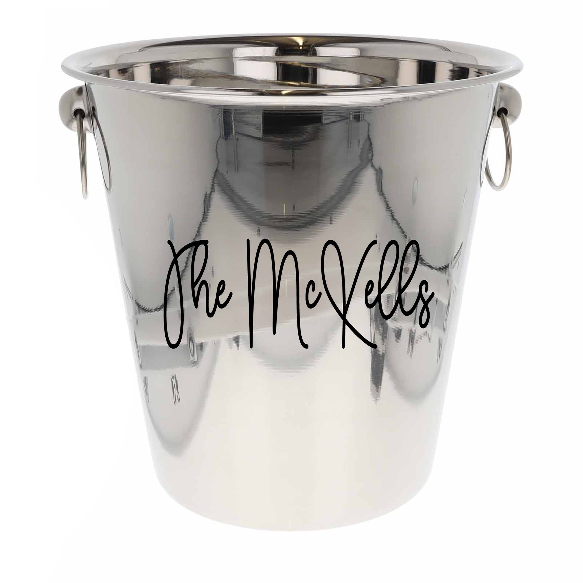 Personalised Any Text Any Font Ice Bucket With Matching Champagne Glasses  - Always Looking Good - Ice Bucket Only  