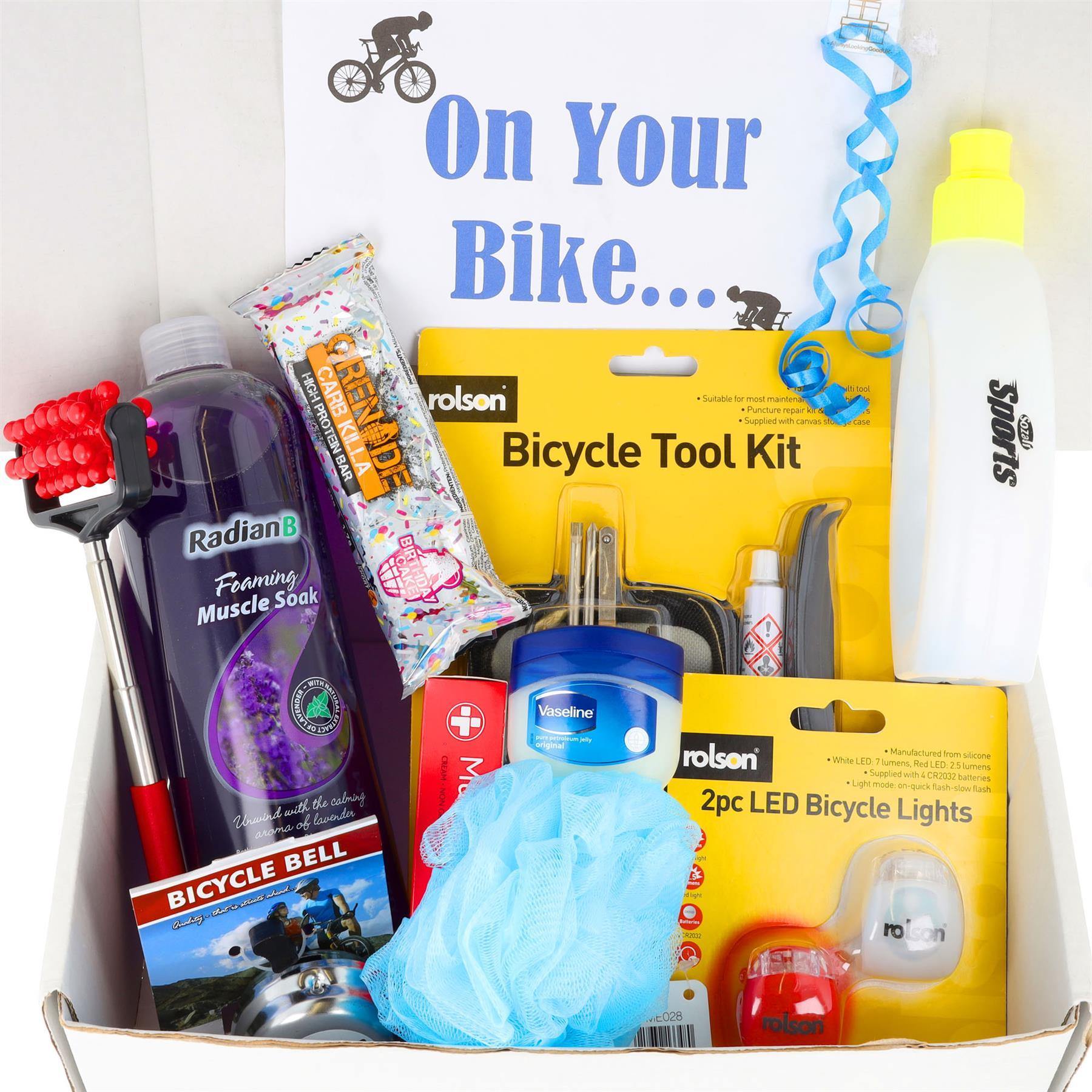 Cyclist Bath Relax Set | Sports Gifts | Post Cycle Kit  - Always Looking Good -   